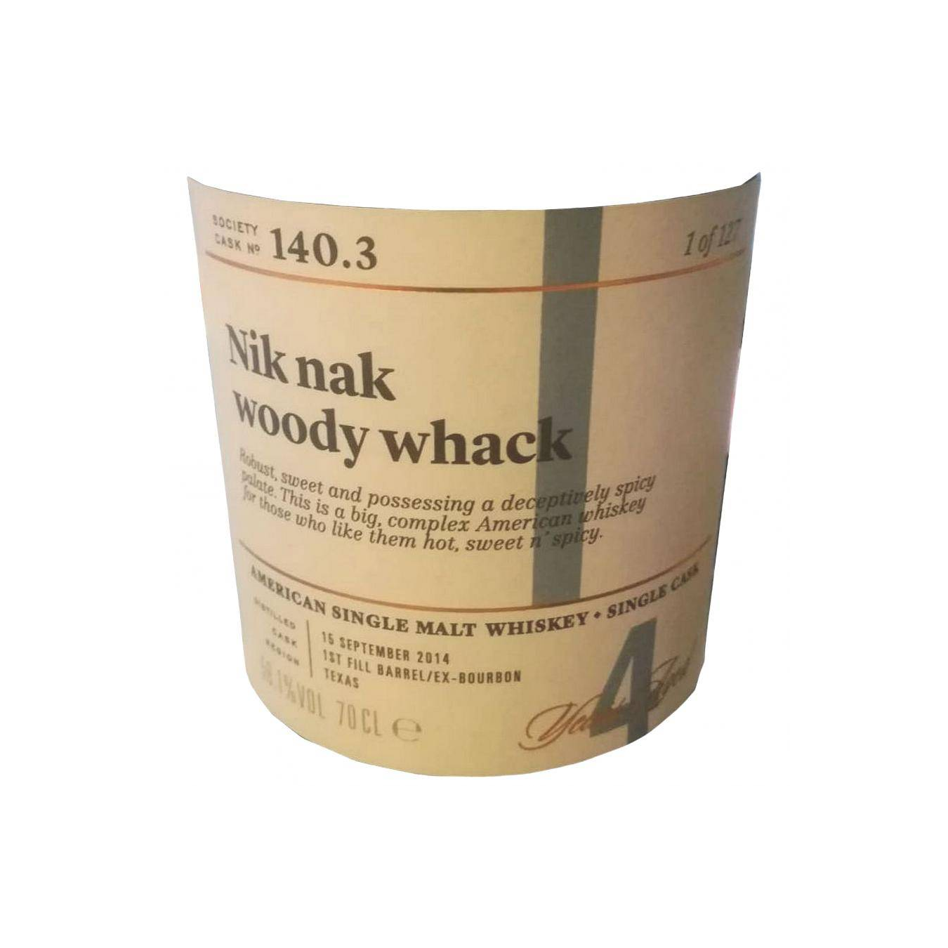 The Scotch Malt Whisky Society 2014 4 Years Single Malt Whisky 2