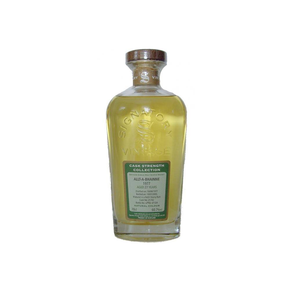 Allt-A-Bhainne Cask Strength Collection 1977 27 Years Single Malt Whisky