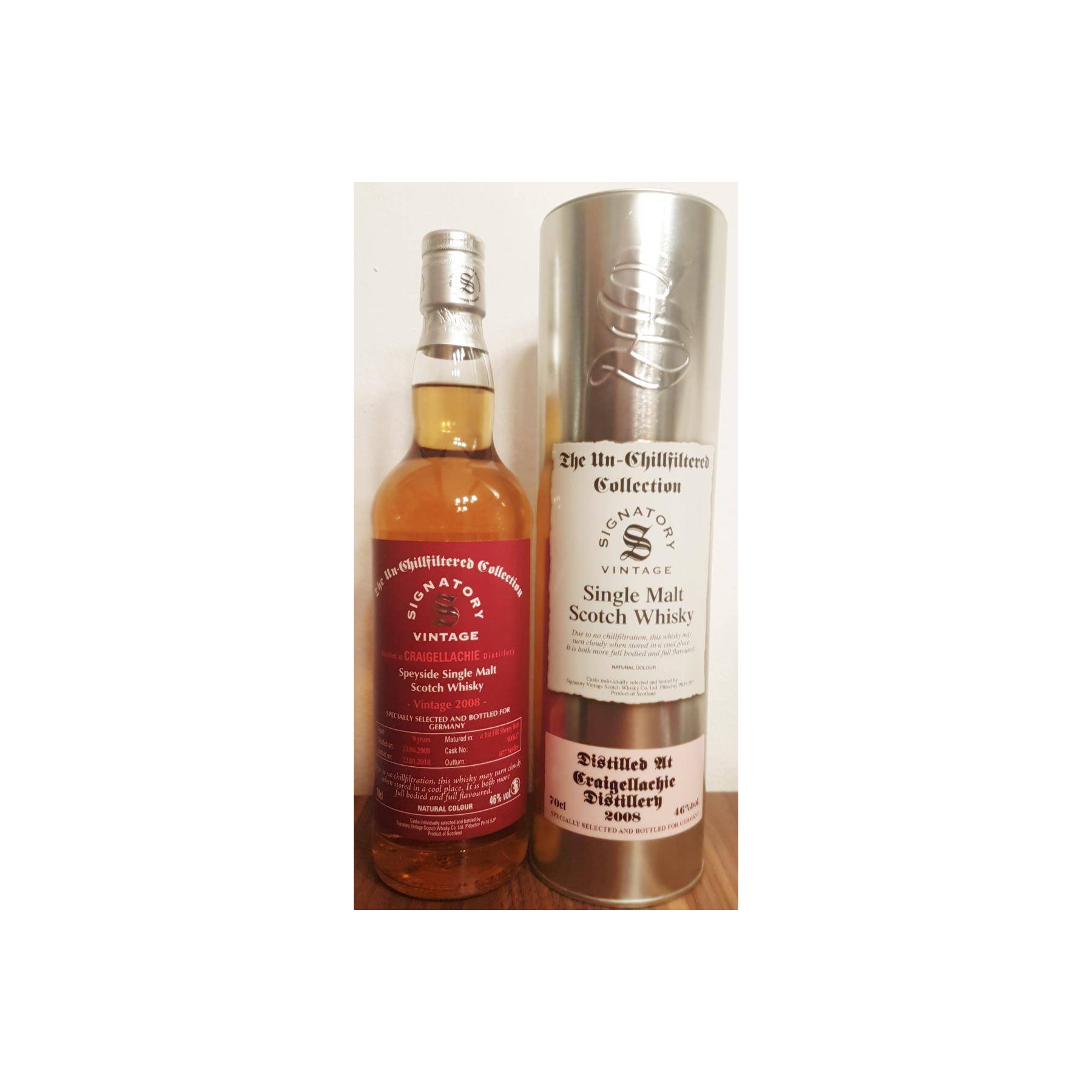 Craigellachie The Un-Chillfiltered Collection 2008 9 Years Single Malt Whisky 2