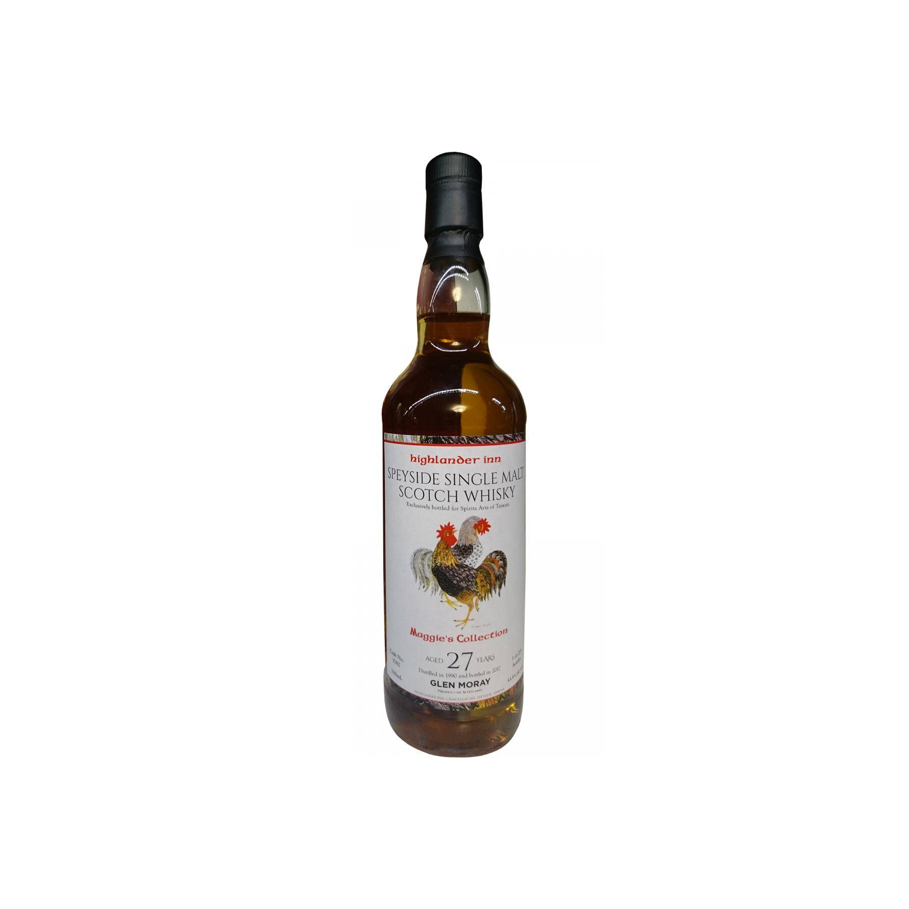 Glen Moray 1990 27 Years Single Malt Whisky