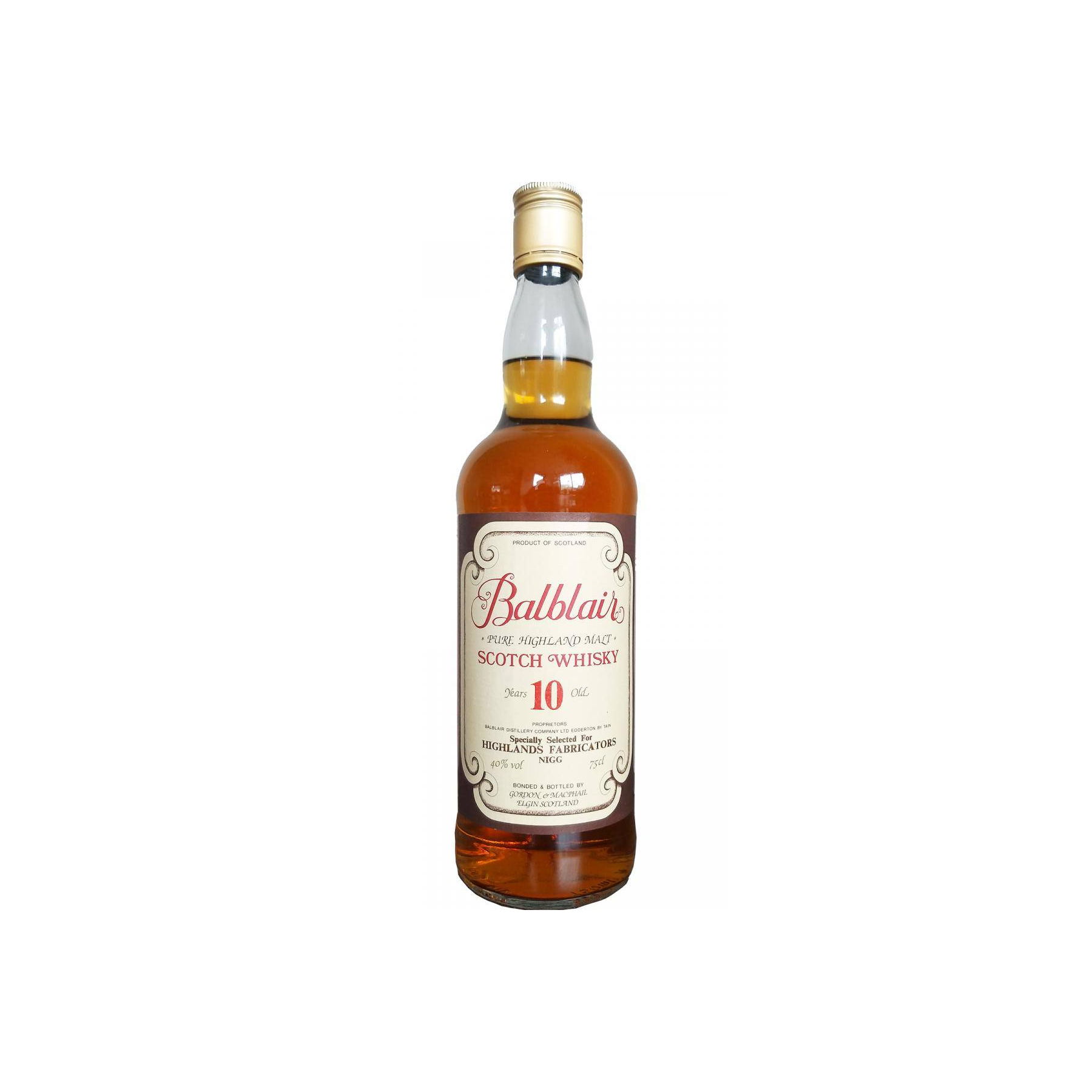 Balblair 10 Years Single Malt Whisky
