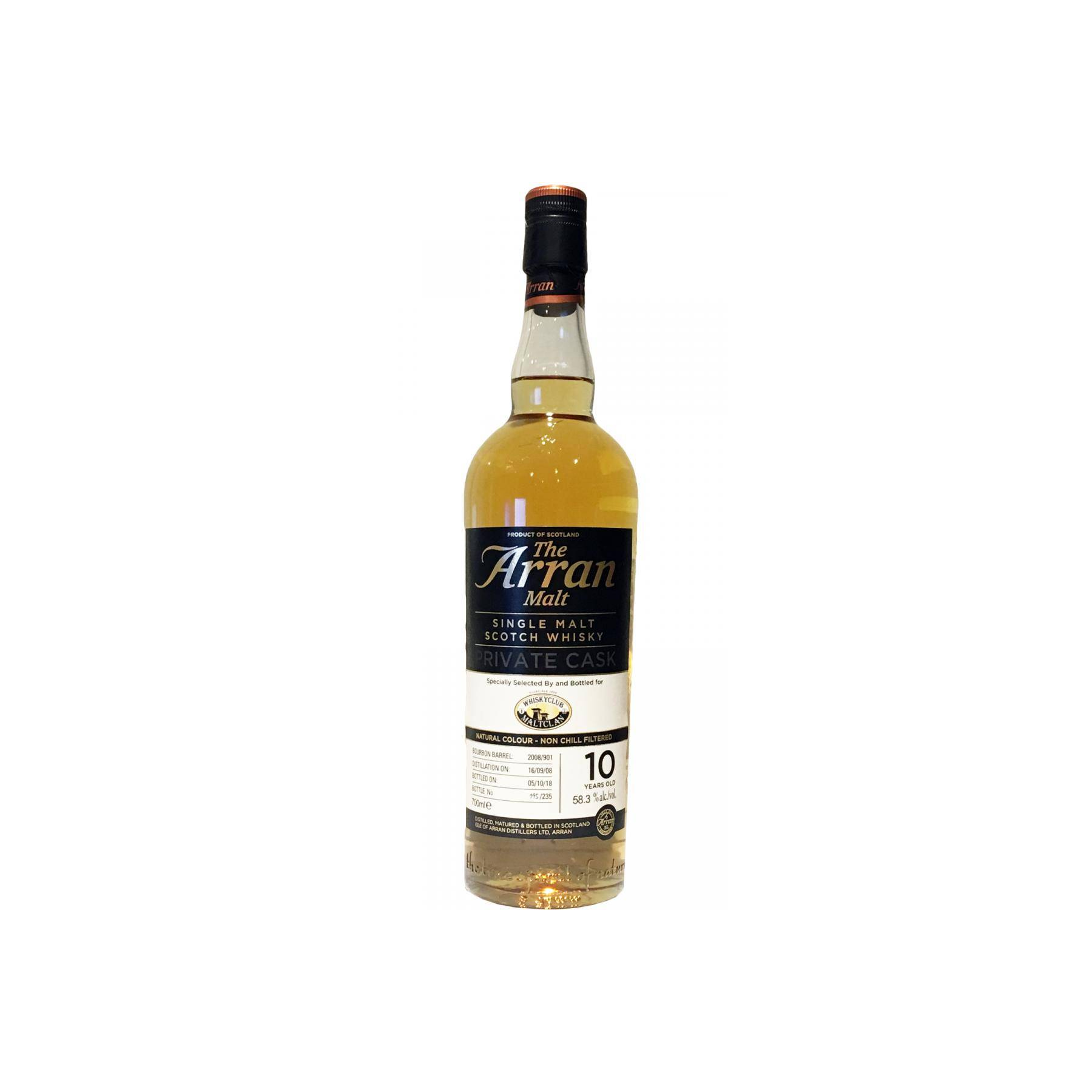 Arran Private Cask 2008 10 Years Single Malt Whisky