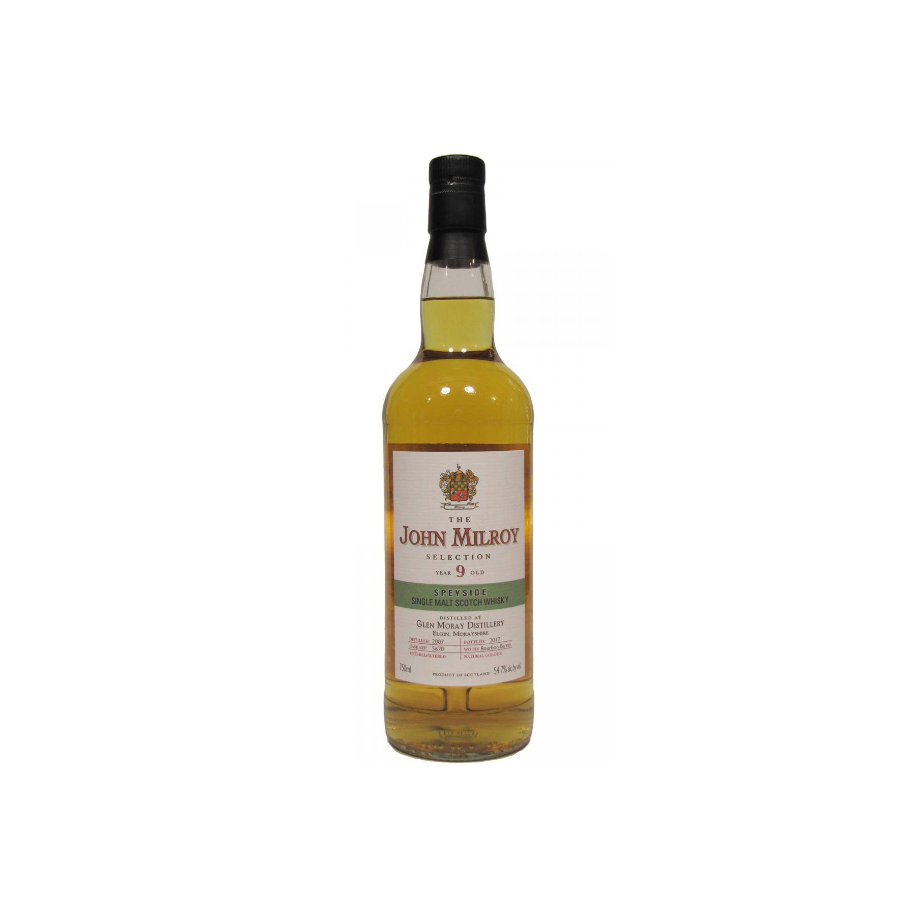 Glen Moray 2007 9 Years Single Malt Whisky