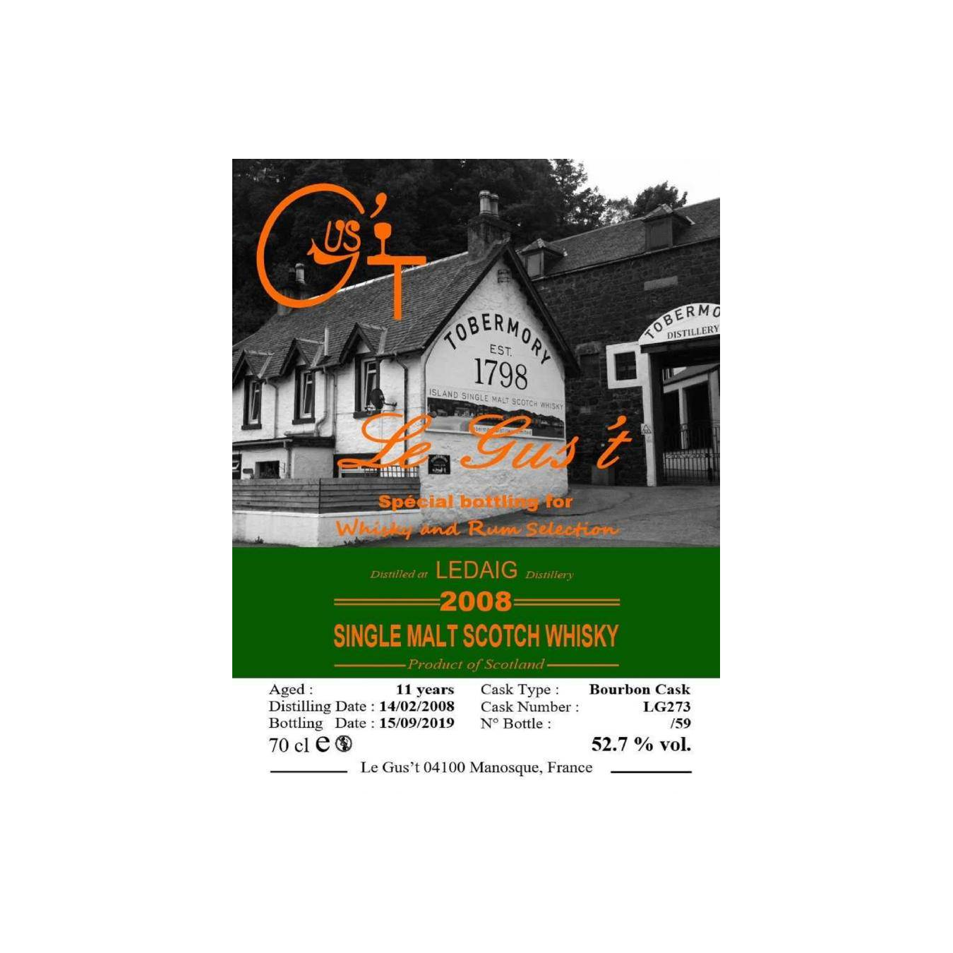 Tobermory 2008 11 Years Single Malt Whisky 2