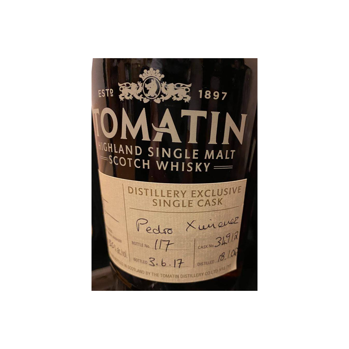 Tomatin 2002 15 Years Single Malt Whisky
