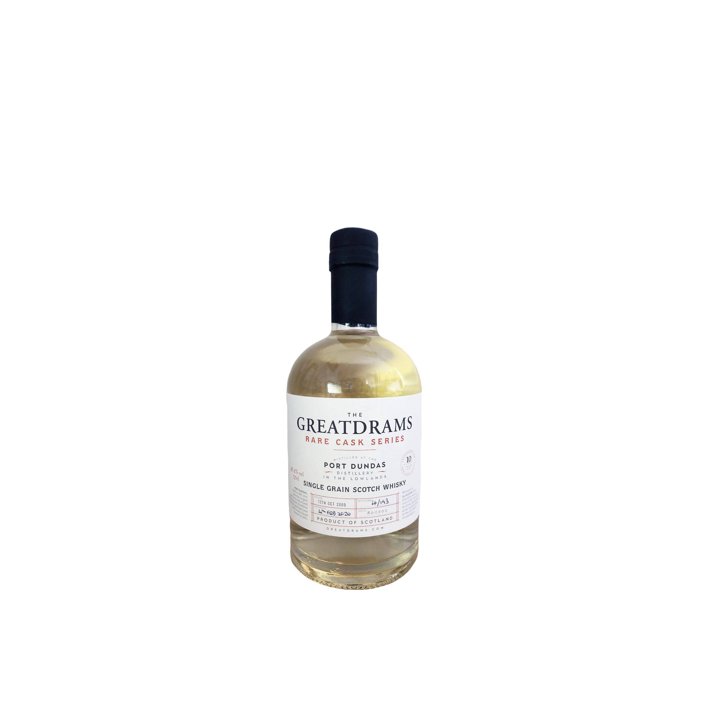Port Dundas 2009 10 Years Single Grain Whisky