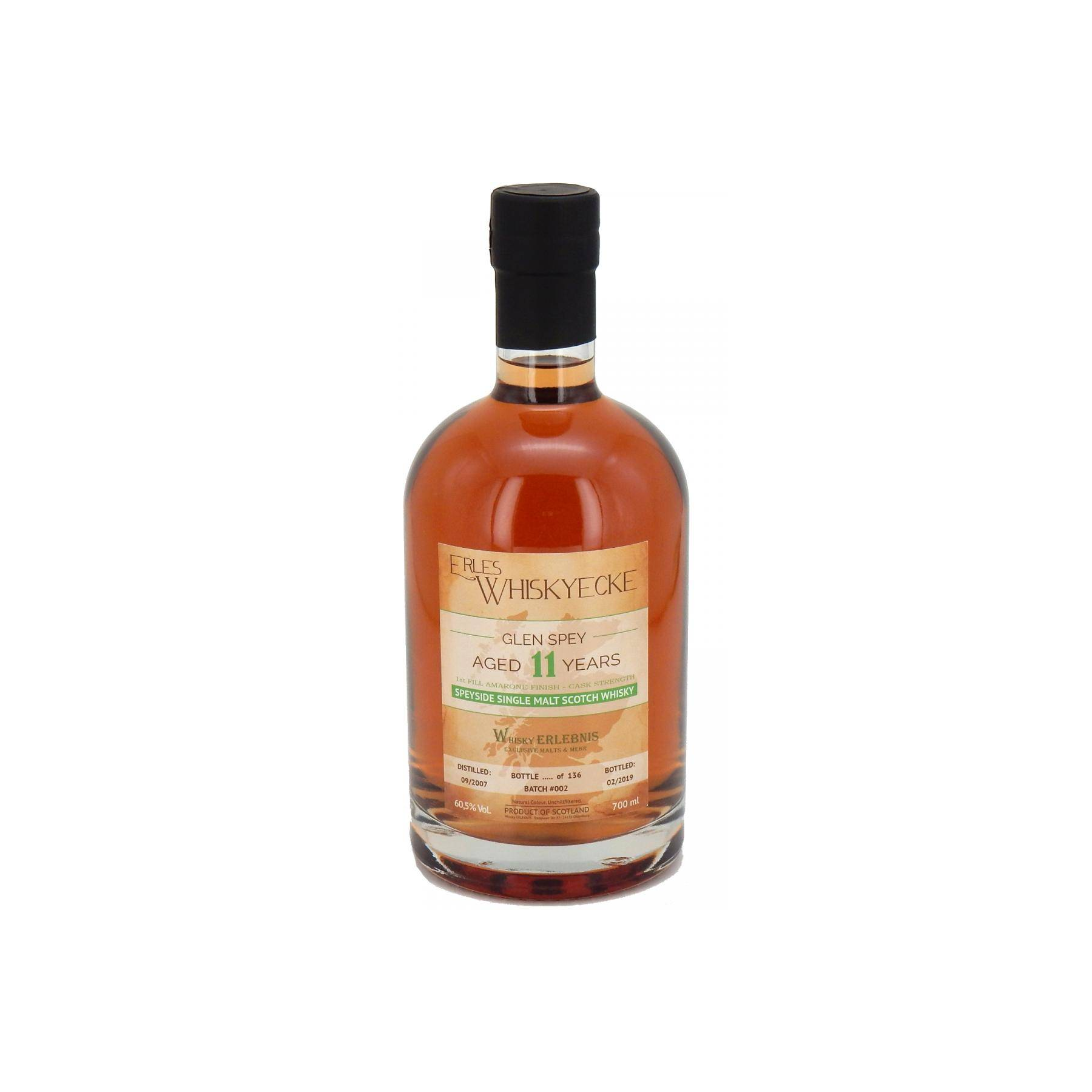 Glen Spey 2007 11 Years Single Malt Whisky