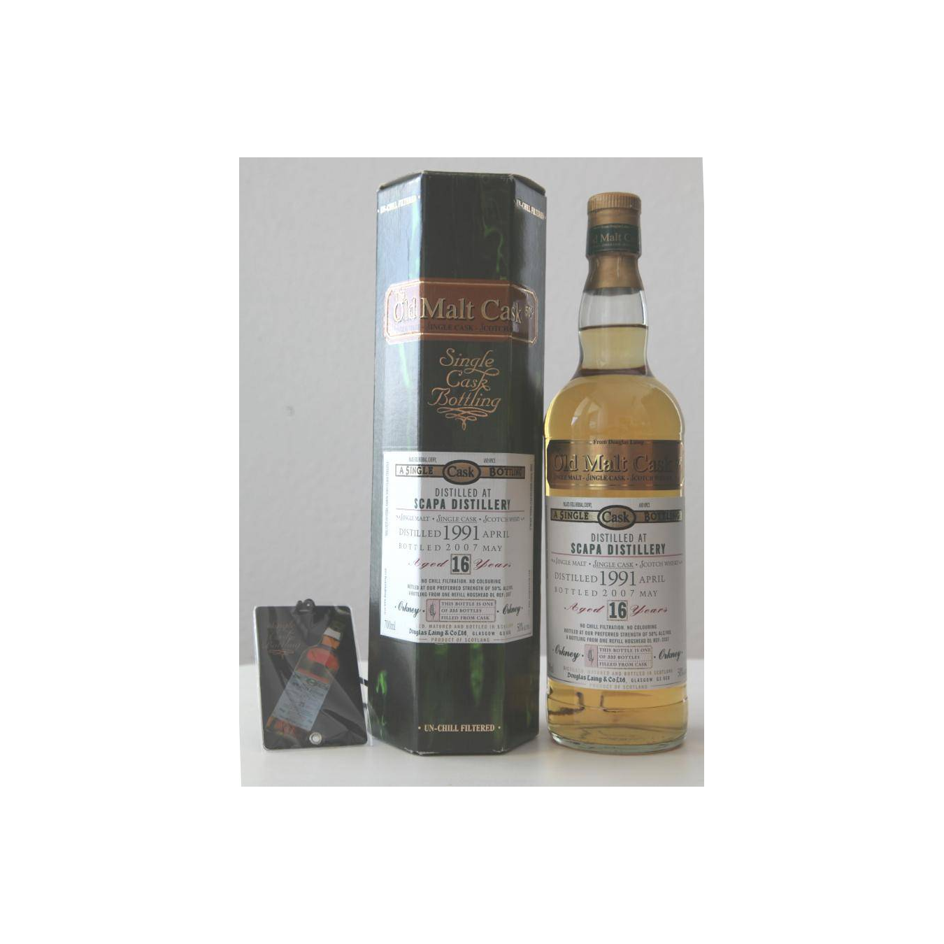 Scapa Old Malt Cask 1991 16 Years Single Malt Whisky 3