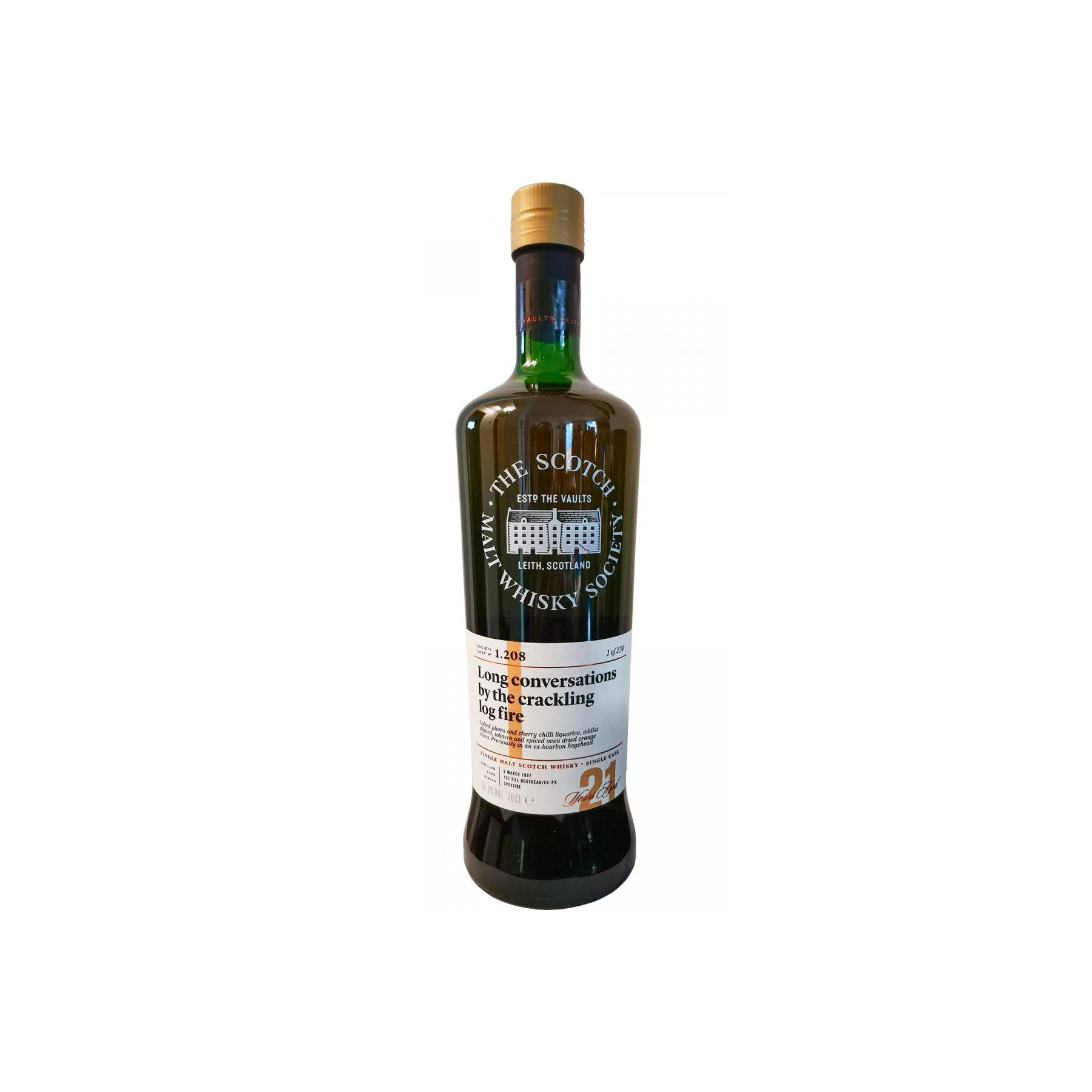 The Scotch Malt Whisky Society 1997 21 Years Single Malt Whisky