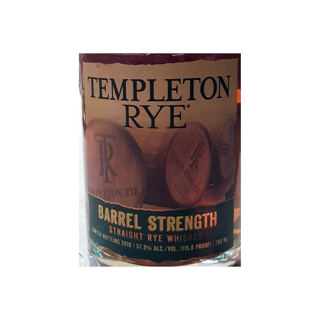 Templeton Rye Whisky