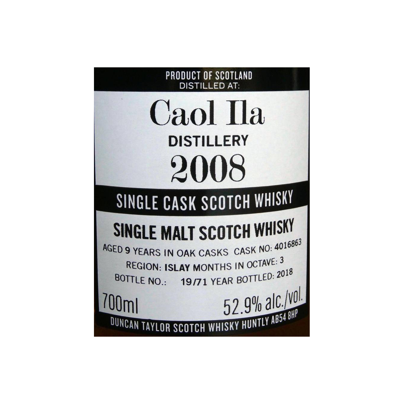 Caol Ila The Octave 2008 9 Years Single Malt Whisky 2