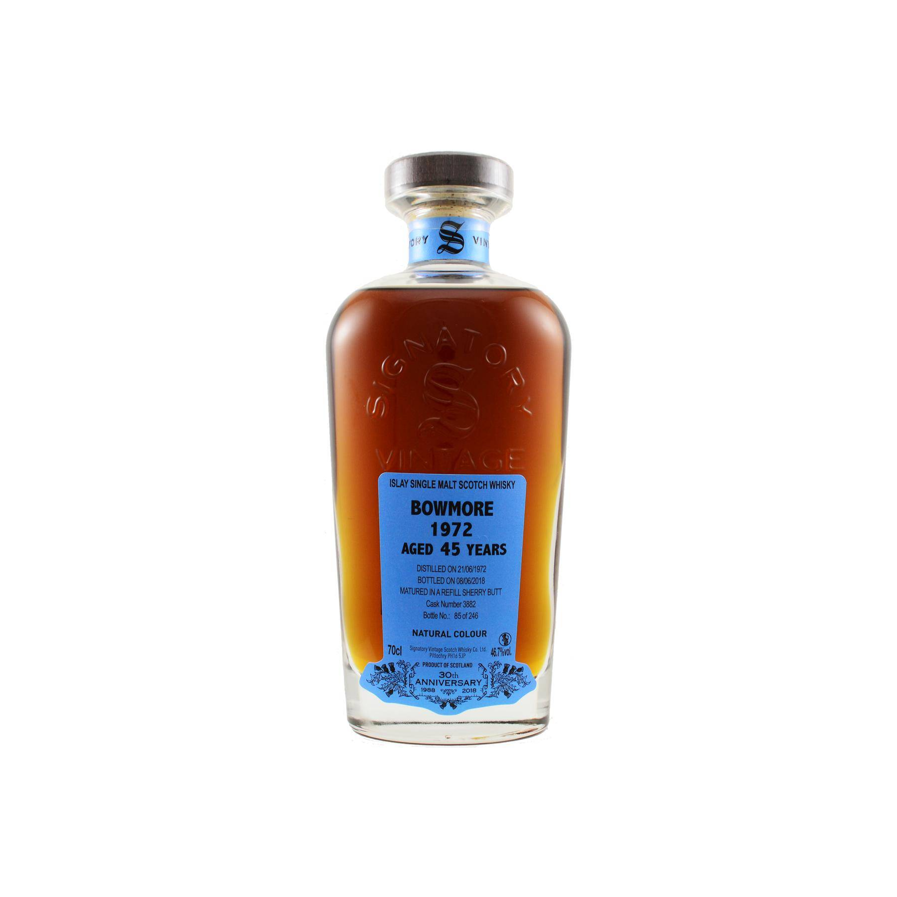Bowmore 1972 45 Years Single Malt Whisky