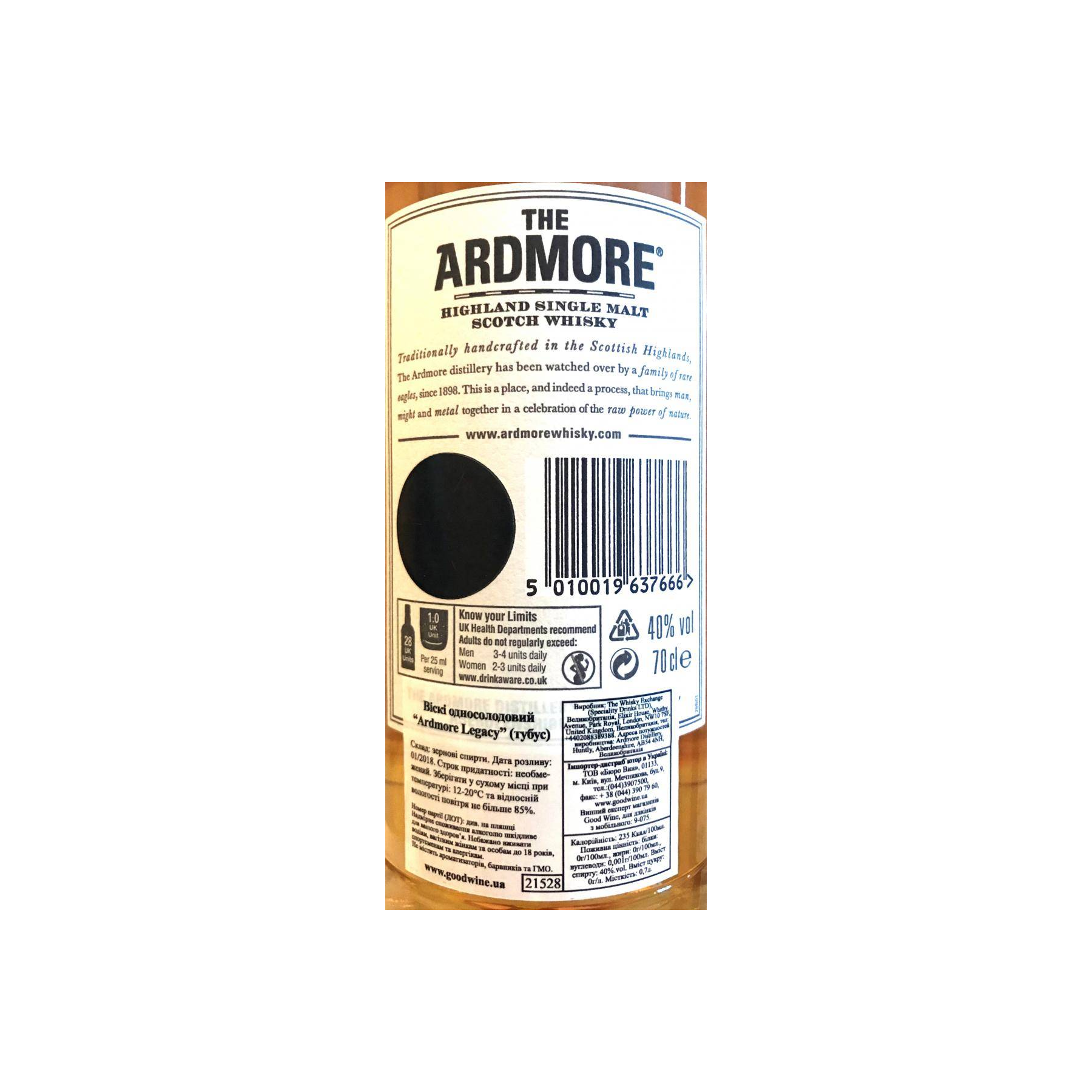Ardmore Single Malt Whisky 2