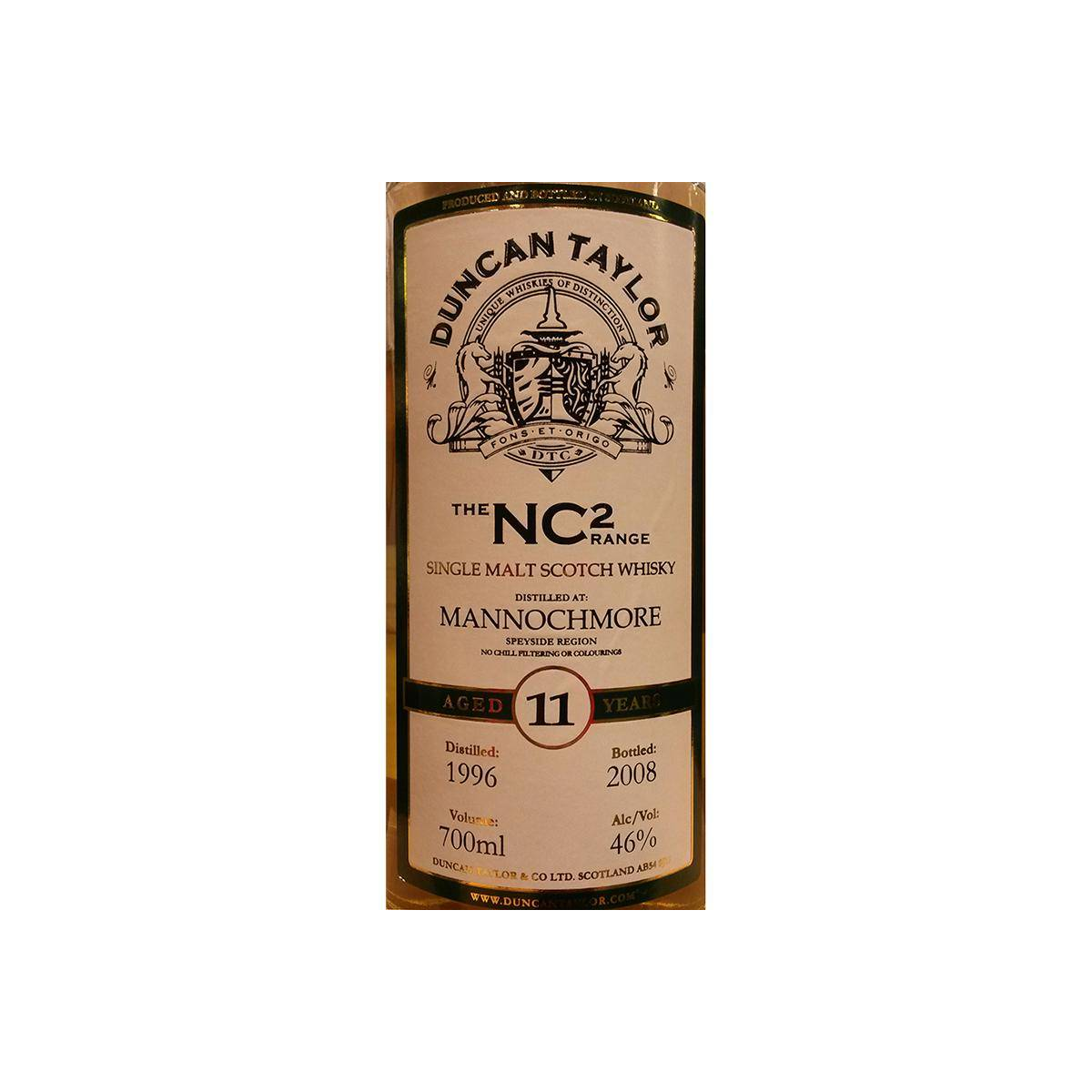 Mannochmore 1996 11 Years Single Malt Whisky