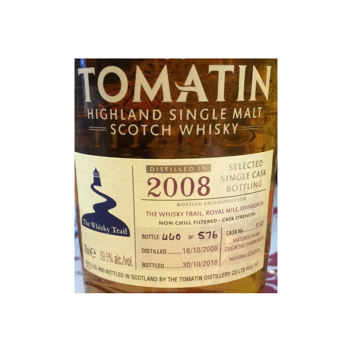 Tomatin 2008 10 Years Single Malt Whisky