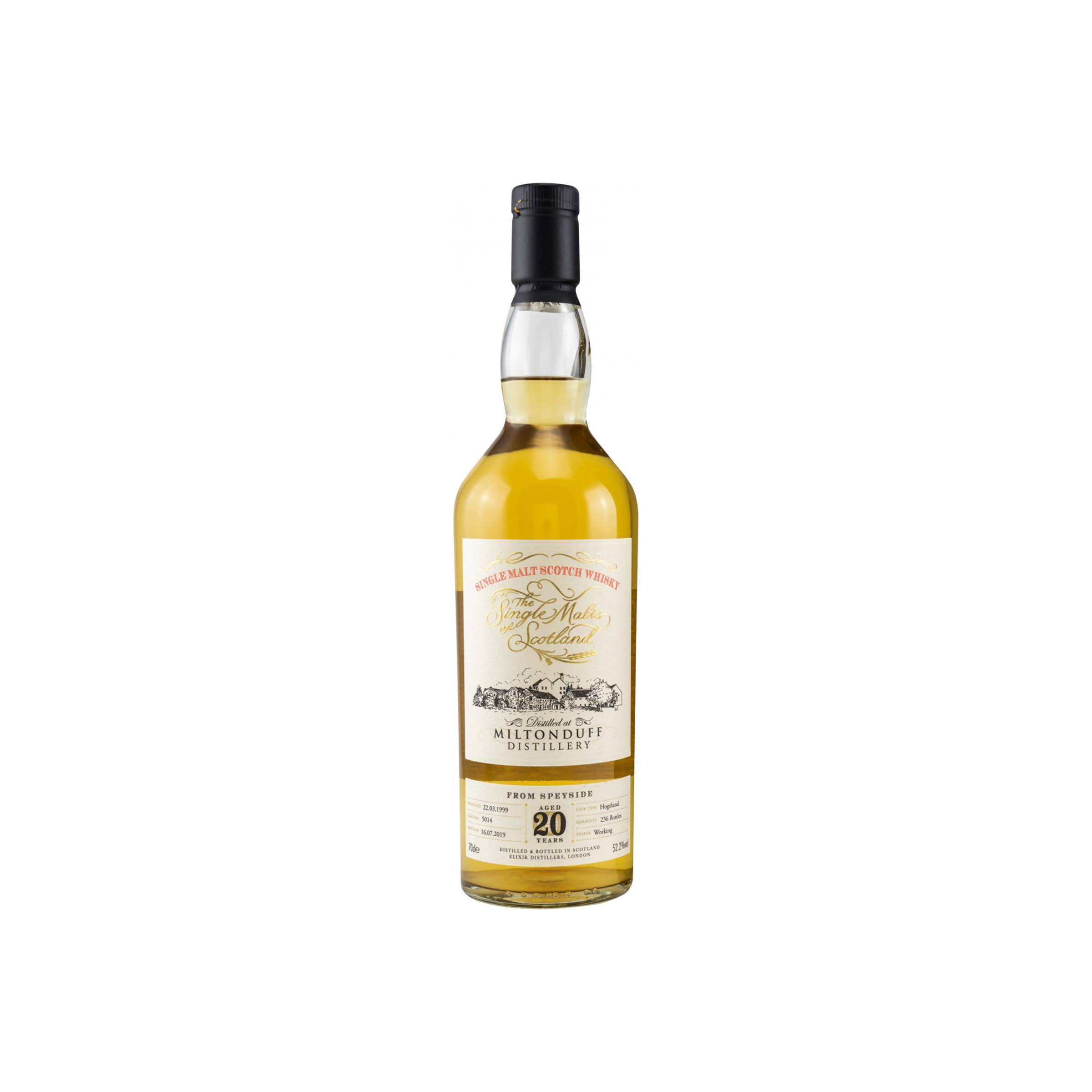 Miltonduff The Single Malts of Scotland 1999 20 Years Single Malt Whisky