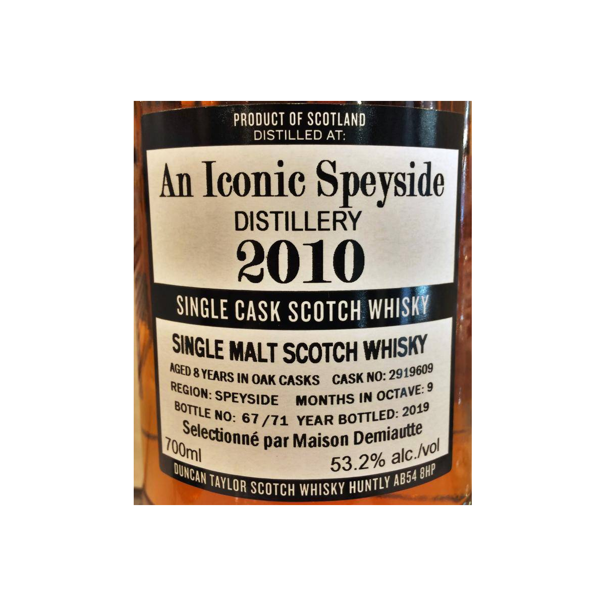 An Iconic Speyside Distillery 2010 DT
