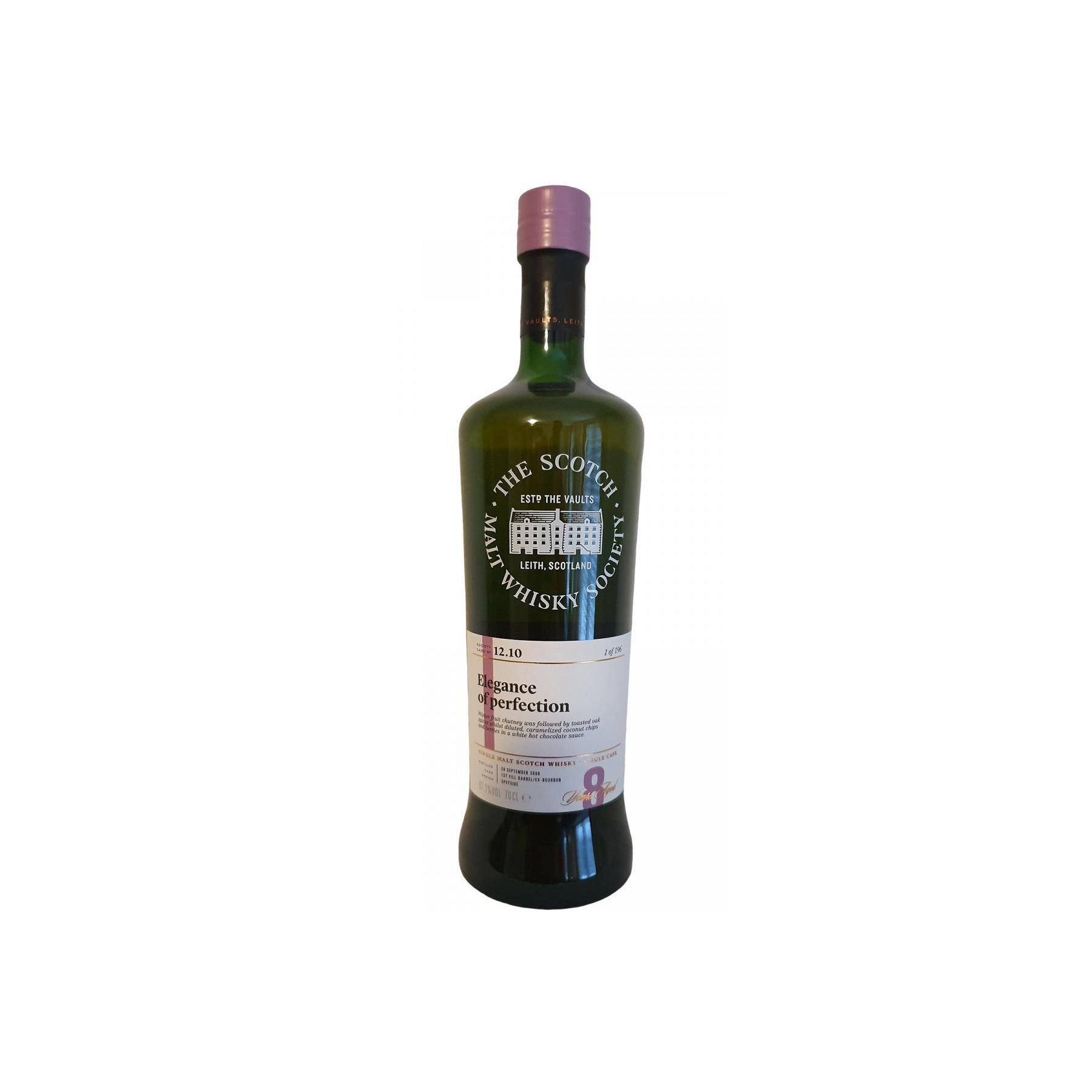 The Scotch Malt Whisky Society 2009 8 Years Single Malt Whisky
