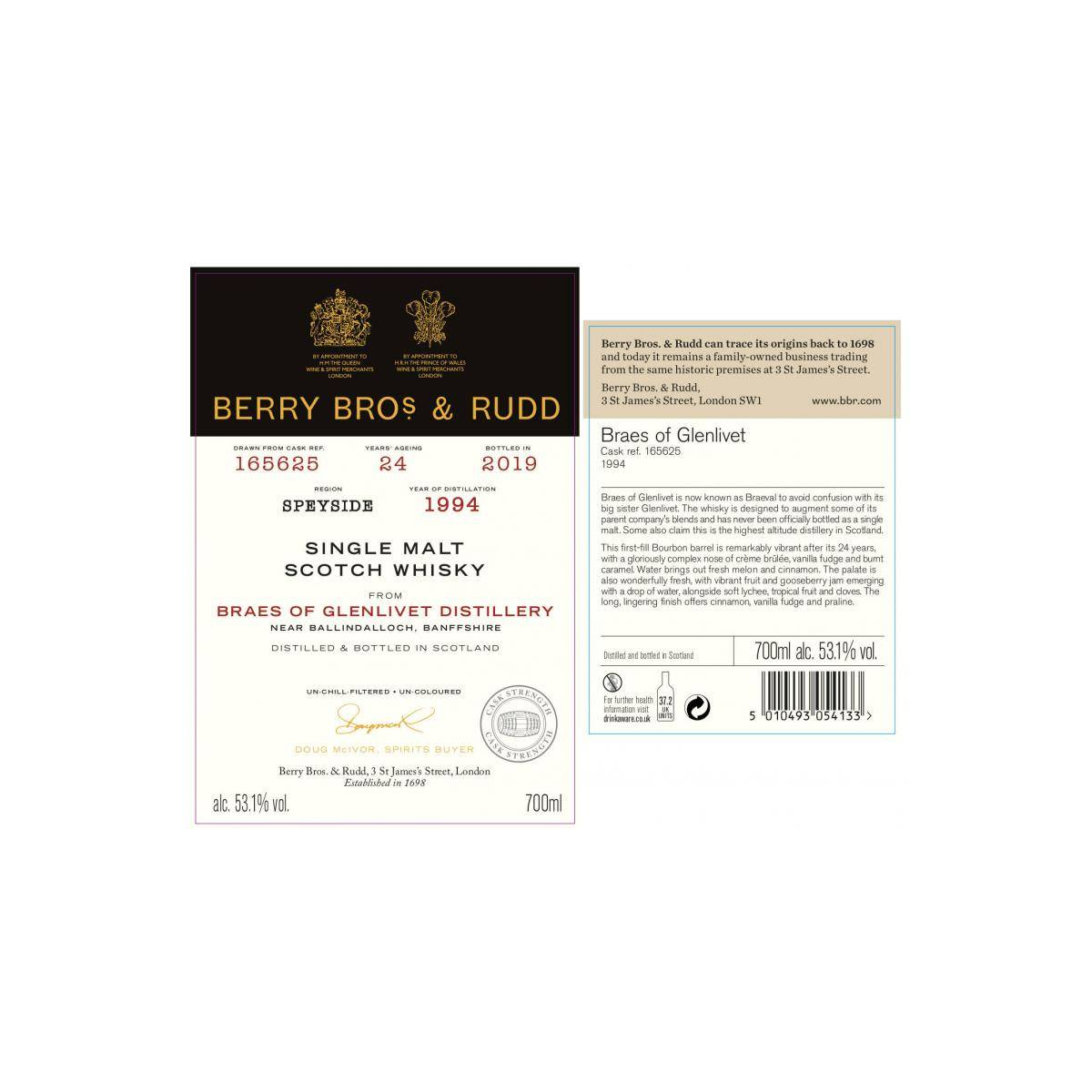 Berry Bros. & Rudd 1994 24 Years Single Malt Whisky 3