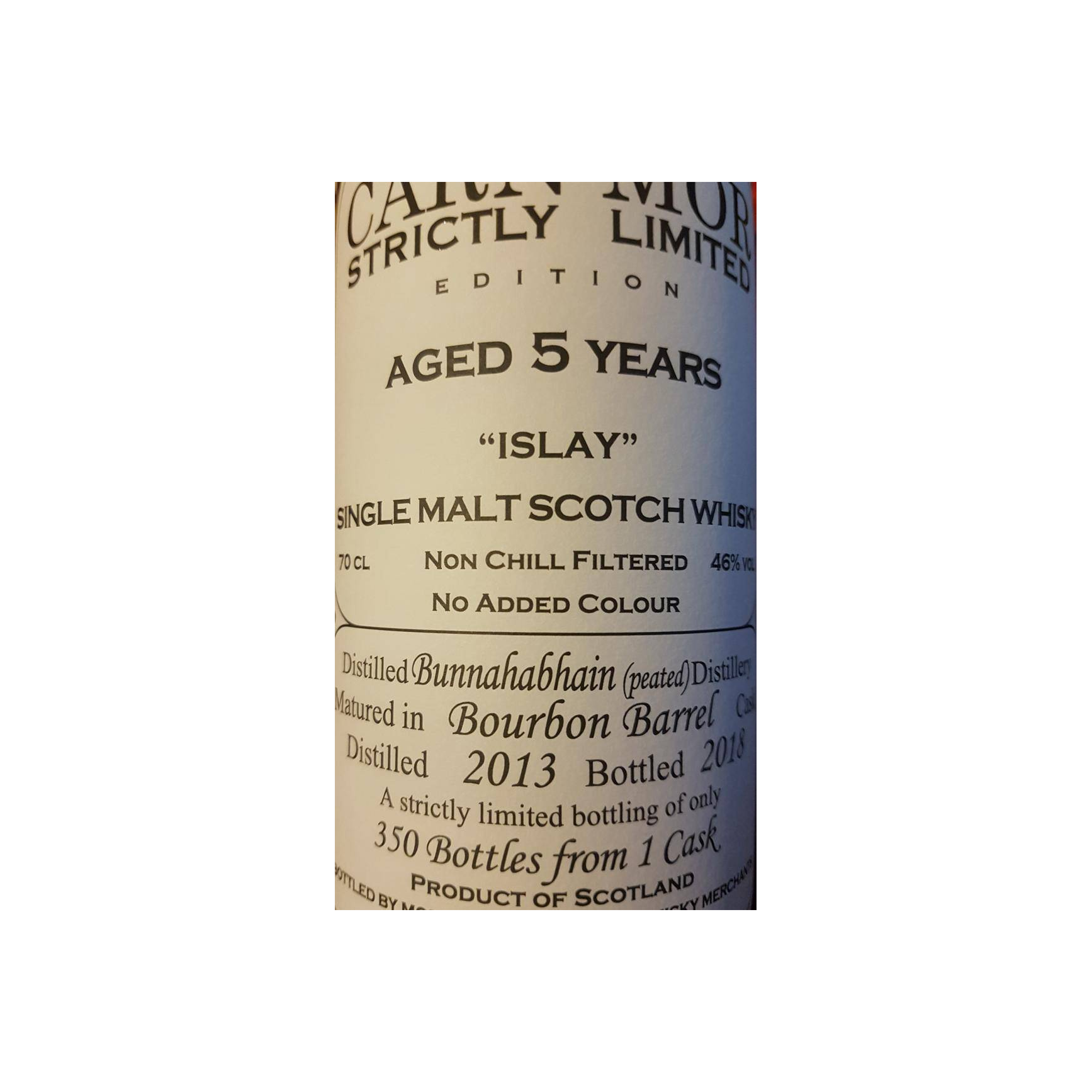 Bunnahabhain 2013 5 Years Single Malt Whisky 2