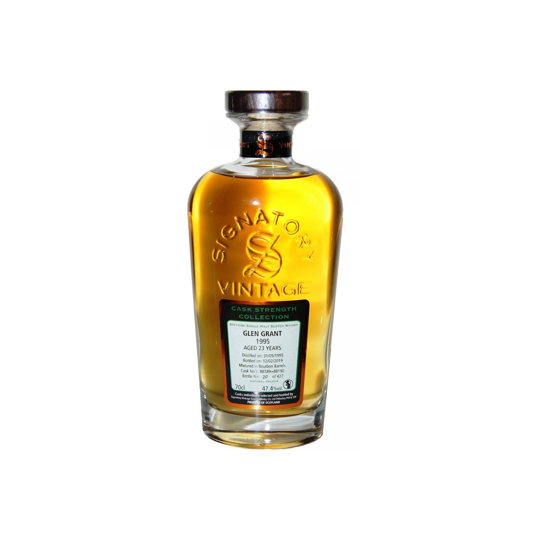 Glen Grant Cask Strength Collection 1995 23 Years Single Malt Whisky