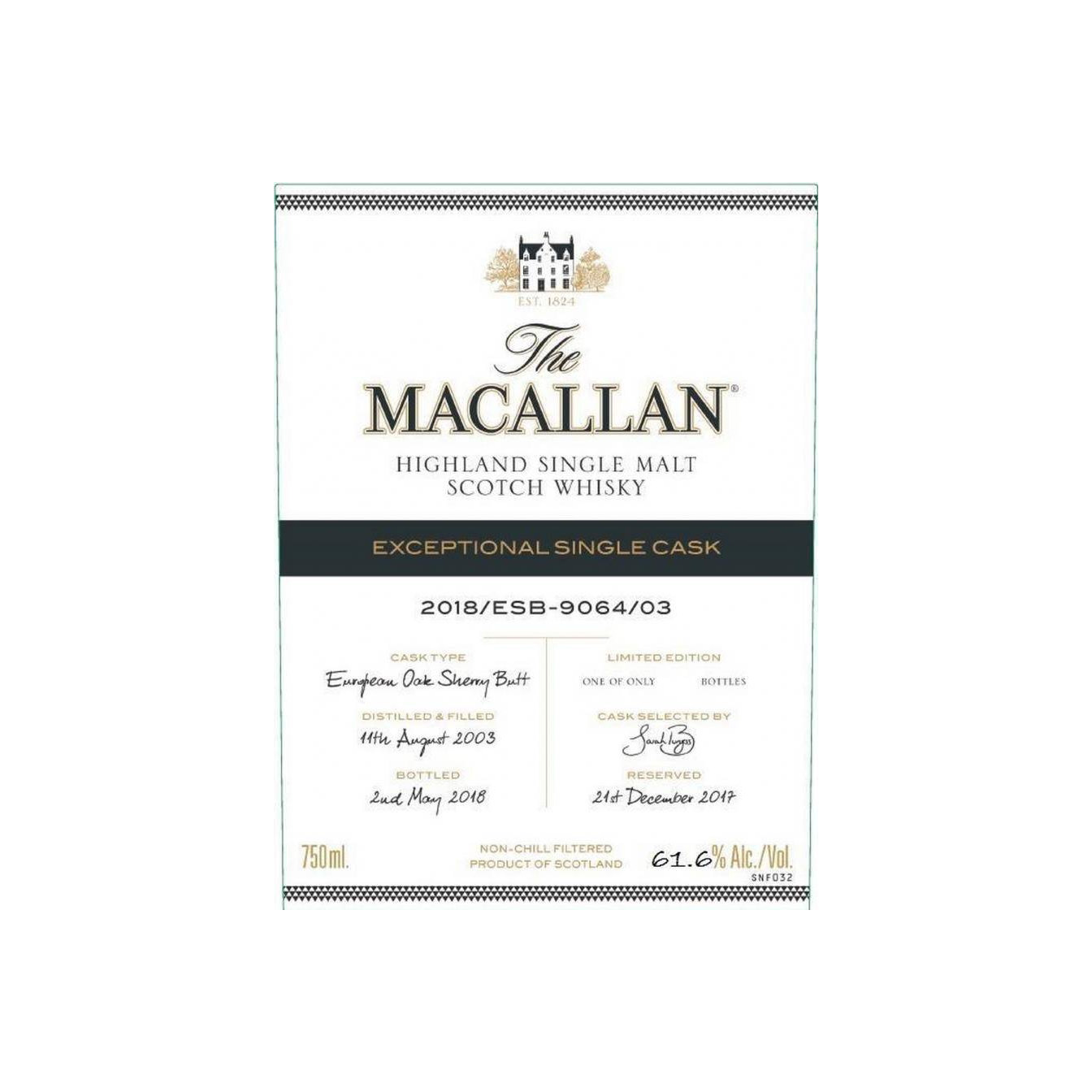 The Macallan 2003 14 Years Single Malt Whisky 2