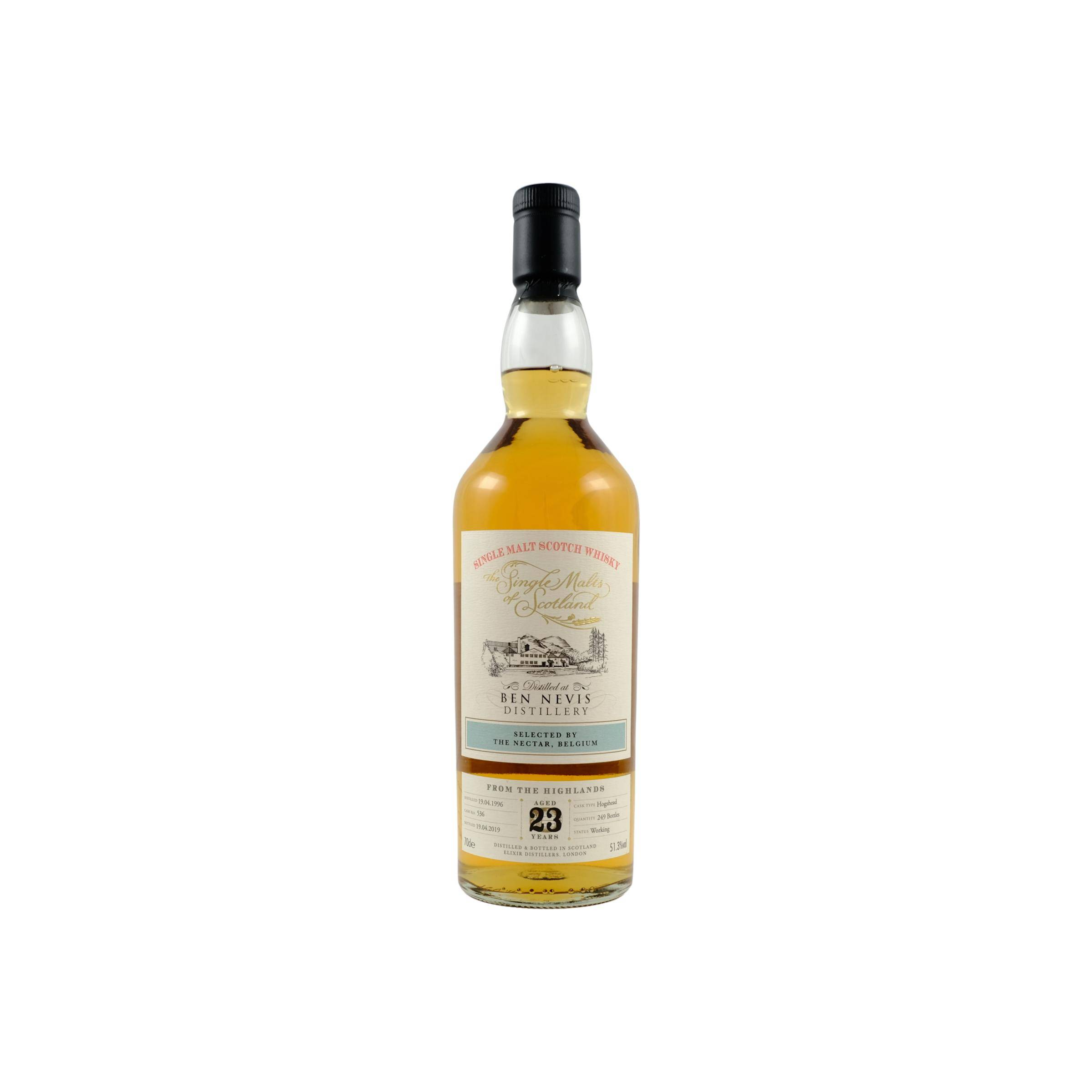 Ben Nevis The Single Malts of Scotland 1996 23 Years Single Malt Whisky