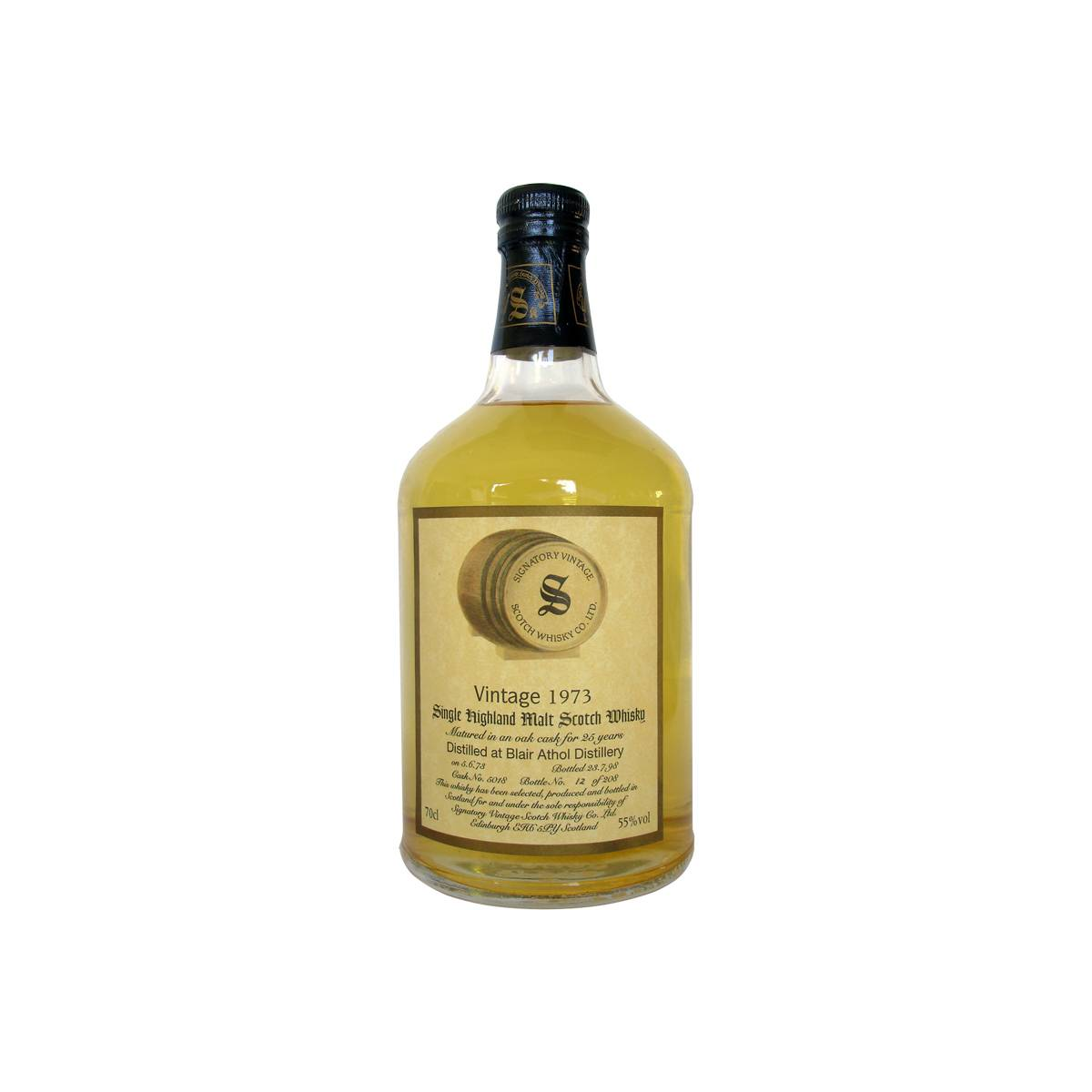 Blair Athol Vintage Collection - Dumpy 1973 25 Years Single Malt Whisky