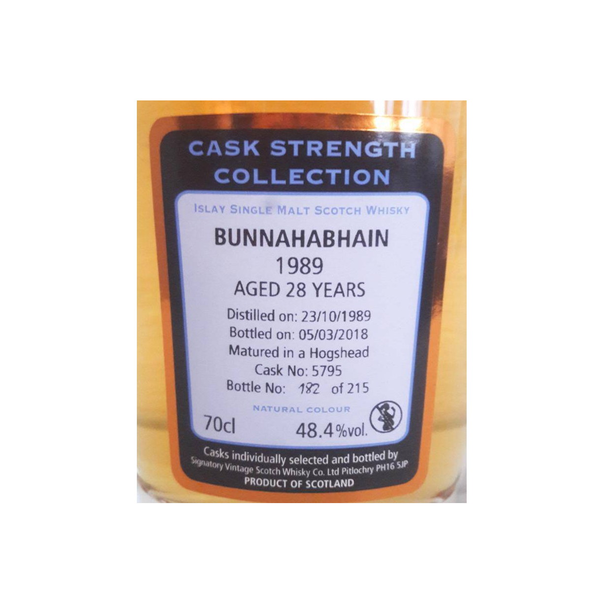 Bunnahabhain Cask Strength Collection 1989 28 Years Single Malt Whisky 2