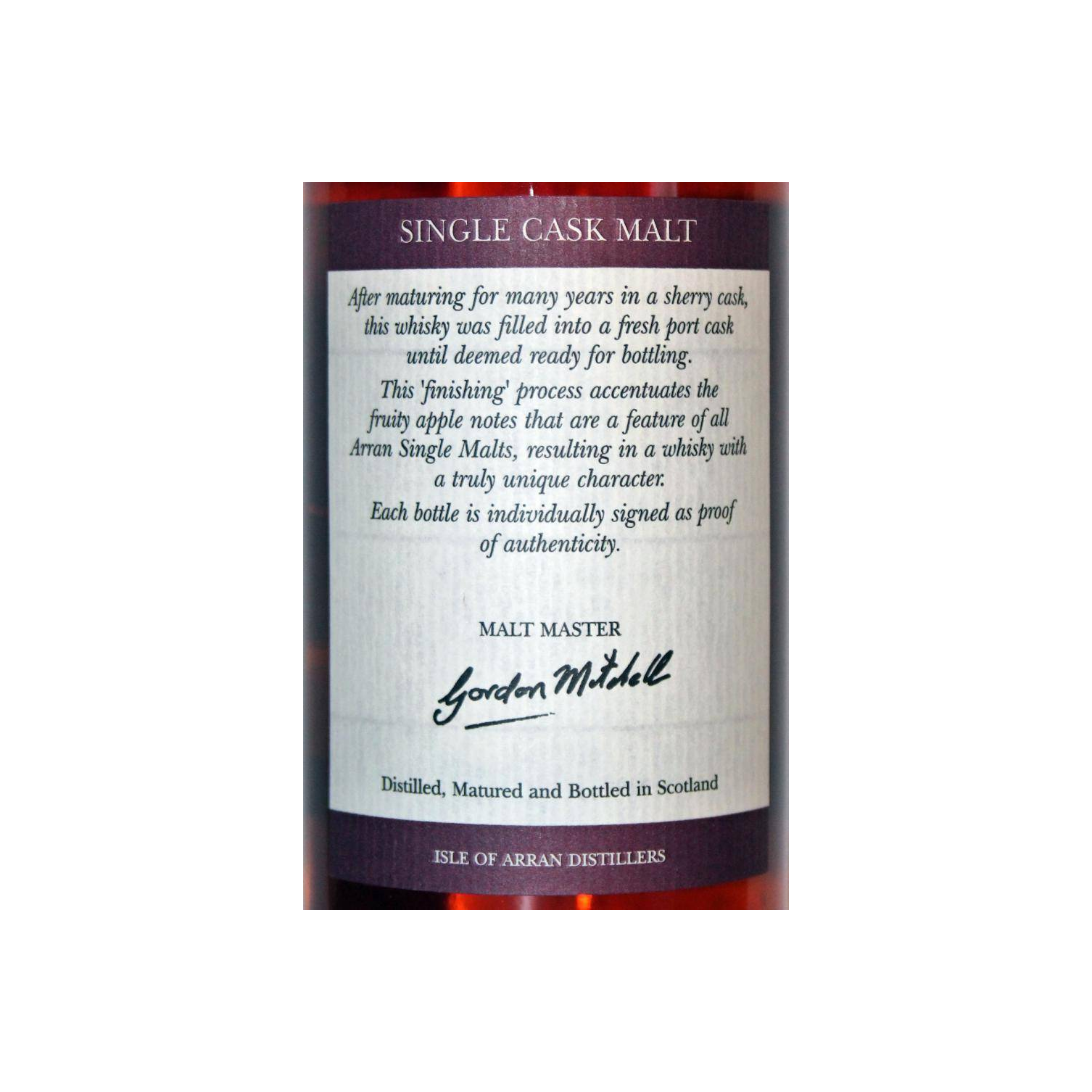 Arran Single Malt Whisky 2