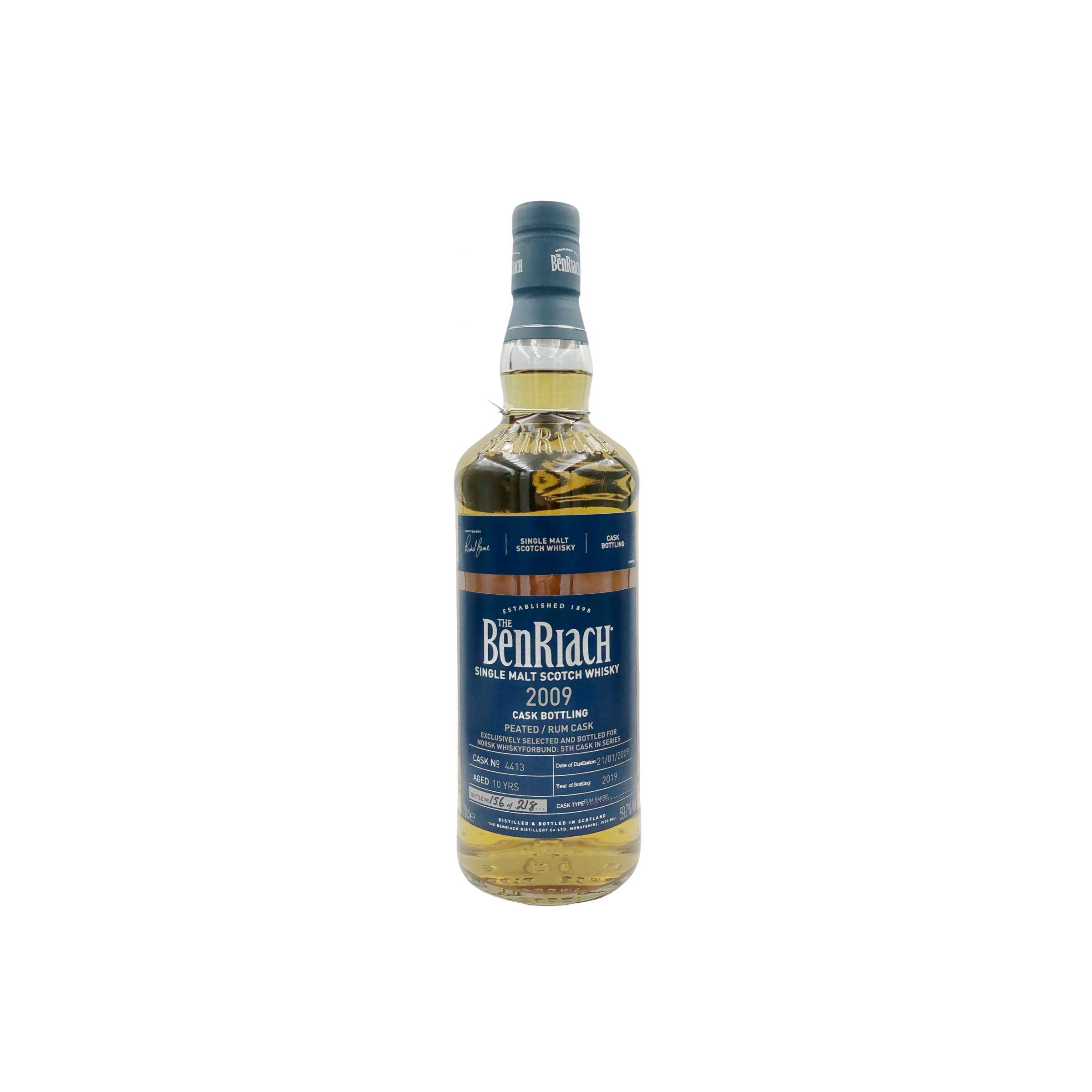 BenRiach Individual Cask Bottling 2009 10 Years Single Malt Whisky