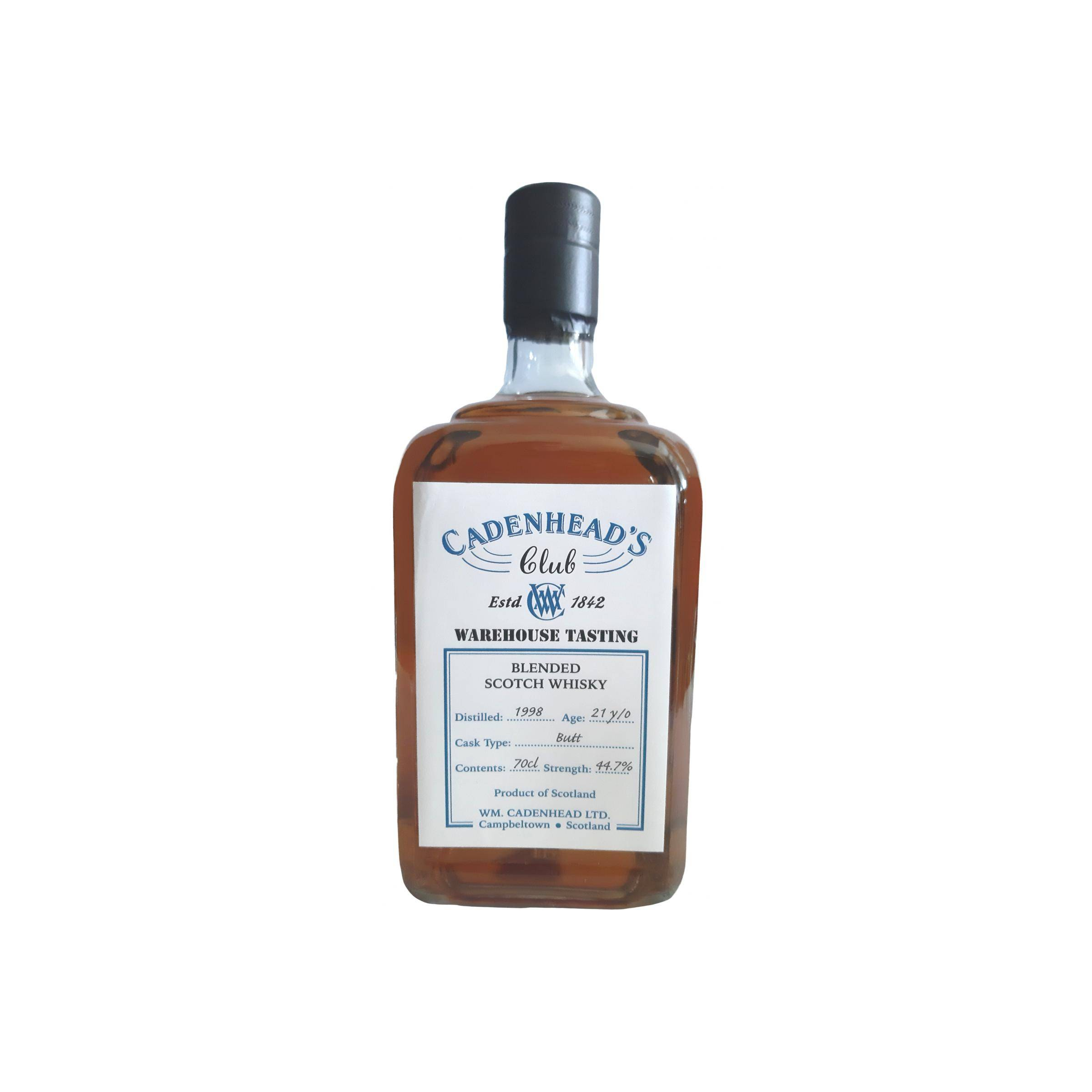 Cadenhead 1998 21 Years Blended Whisky
