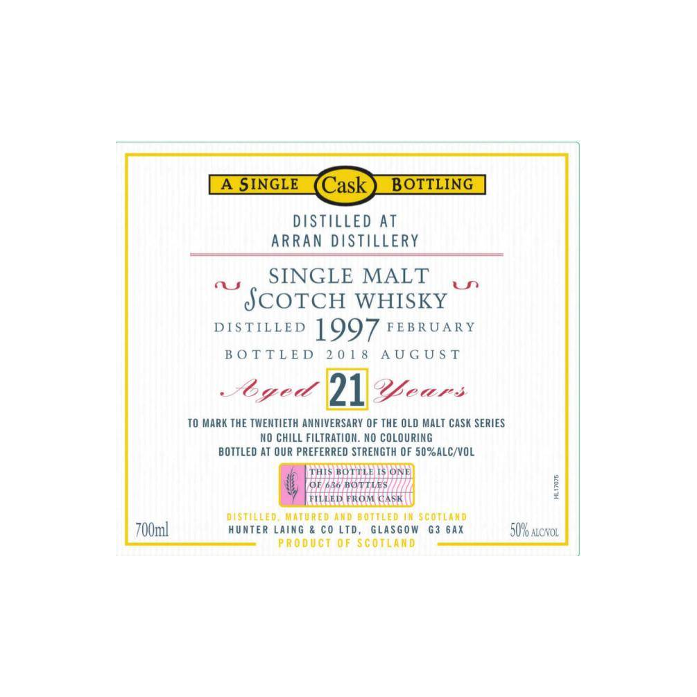 Arran 1997 21 Years Single Malt Whisky 3
