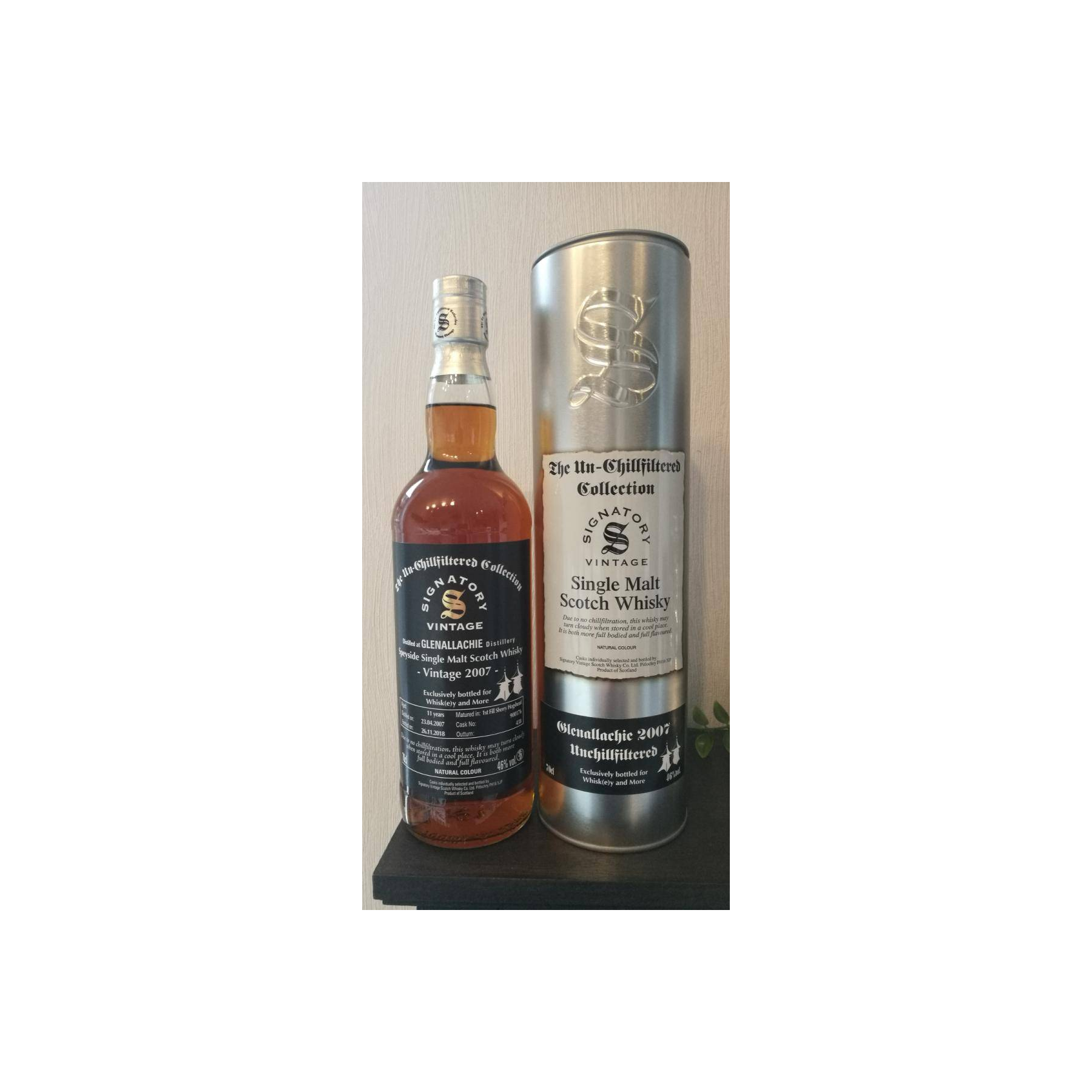 The GlenAllachie The Un-Chillfiltered Collection 2007 11 Years Single Malt Whisky 2