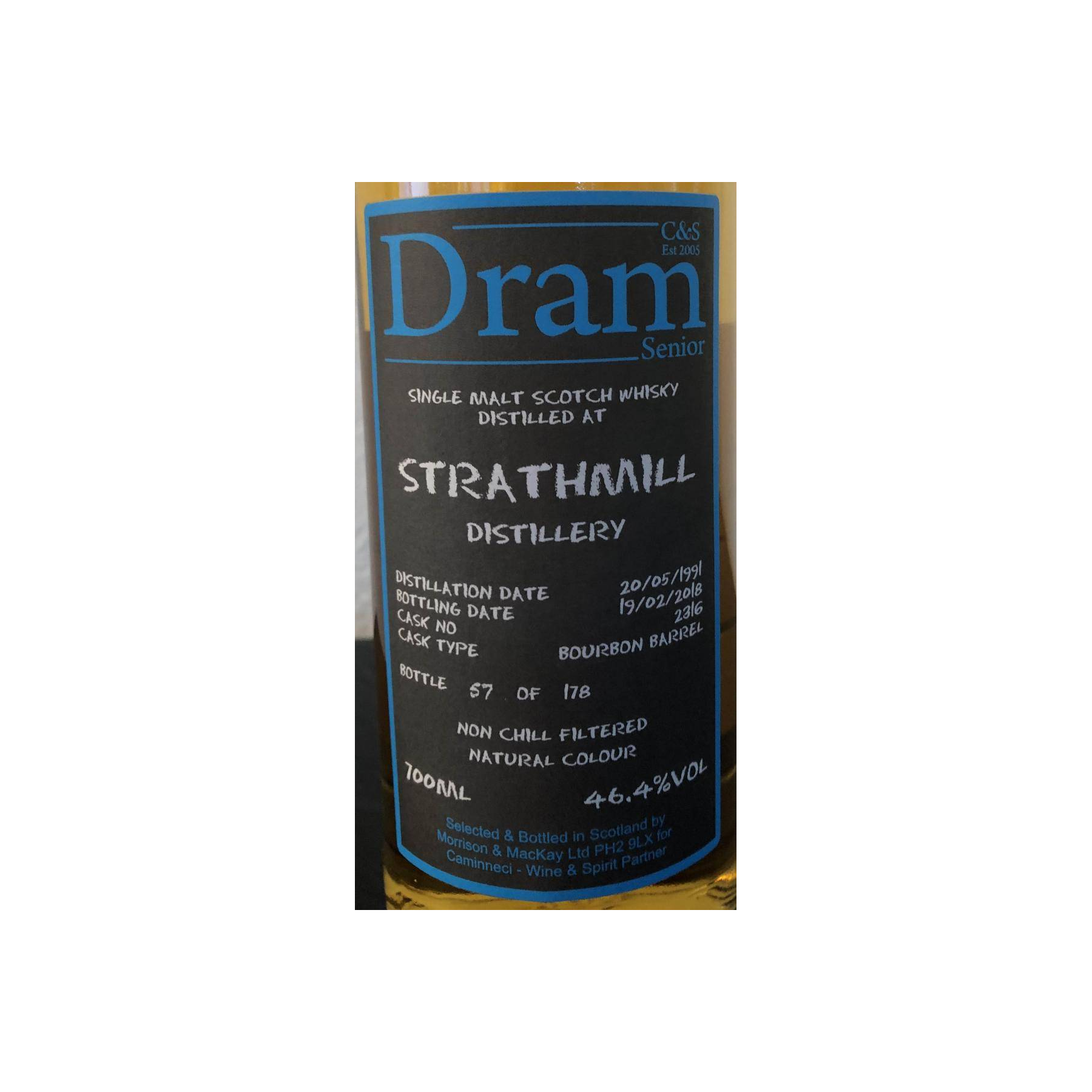 Strathmill 1991 26 Years Single Malt Whisky 2