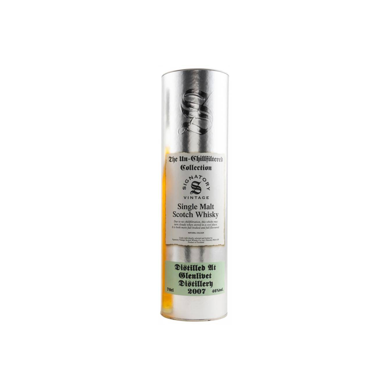 The Glenlivet The Un-Chillfiltered Collection 2007 12 Years Single Malt Whisky 2
