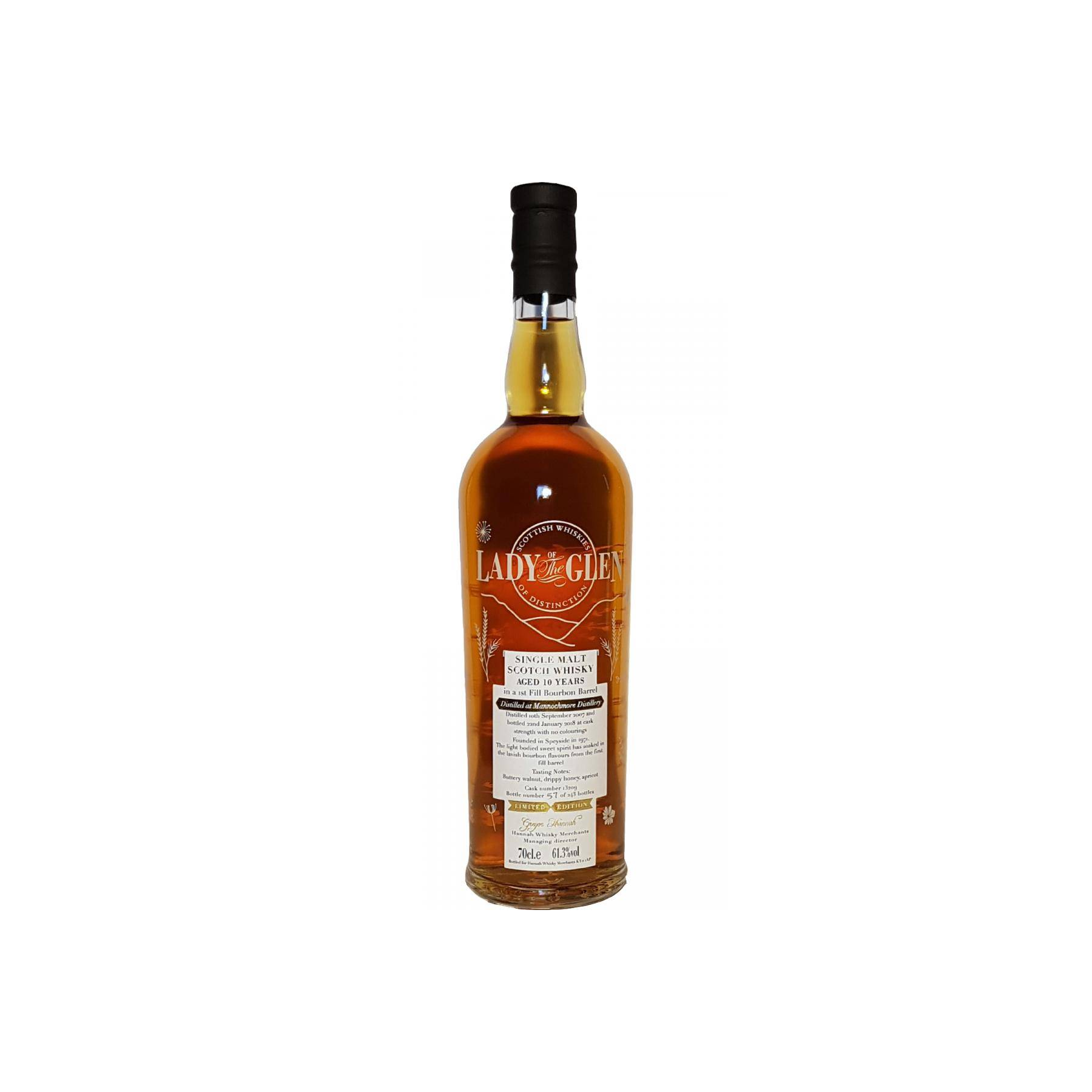 Mannochmore Limited Edition 2007 10 Years Single Malt Whisky