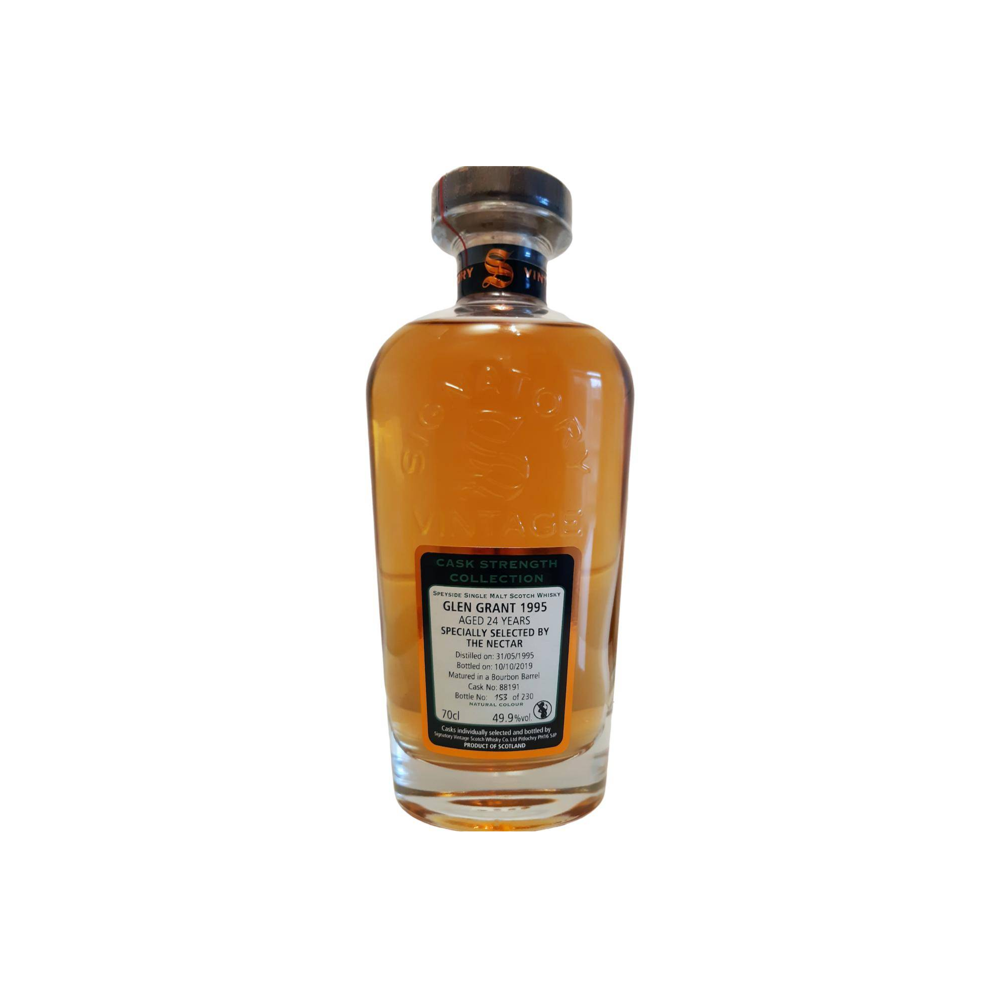 Glen Grant Cask Strength Collection 1995 24 Years Single Malt Whisky