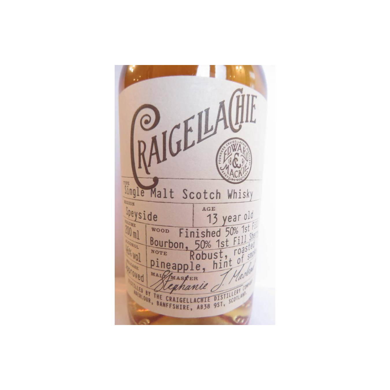 Craigellachie 13 Years Single Malt Whisky 3