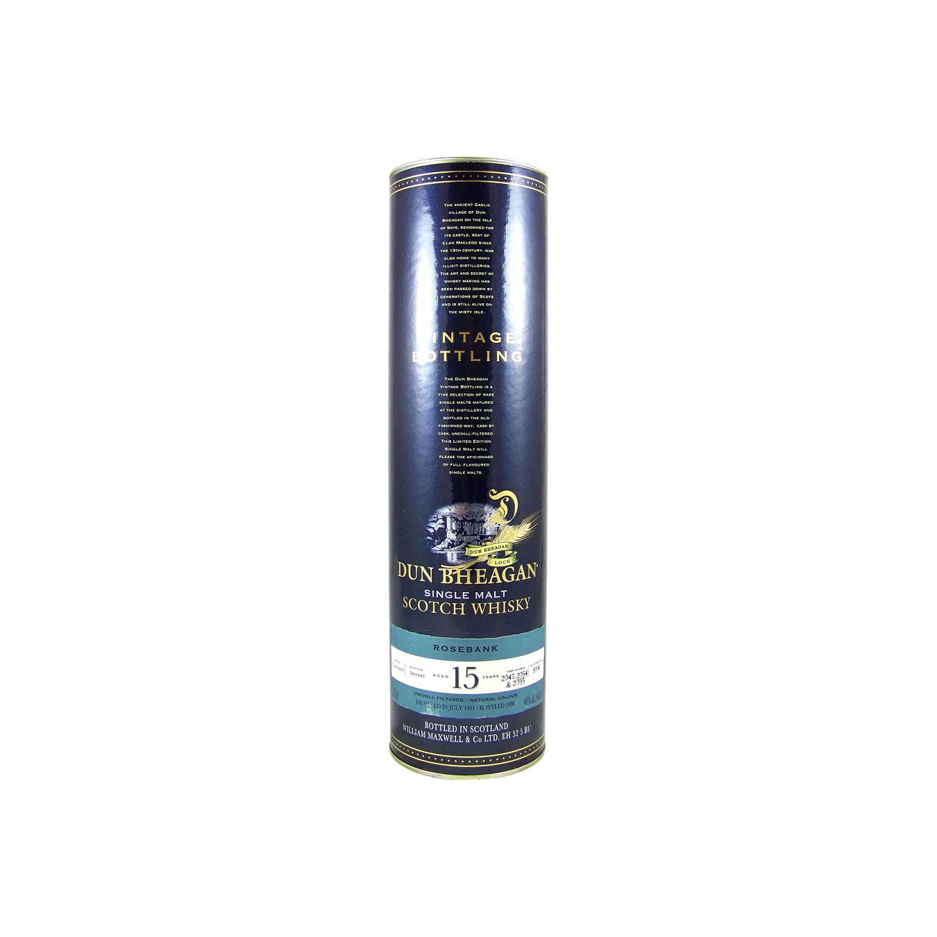 Rosebank 1991 15 Years Single Malt Whisky 3