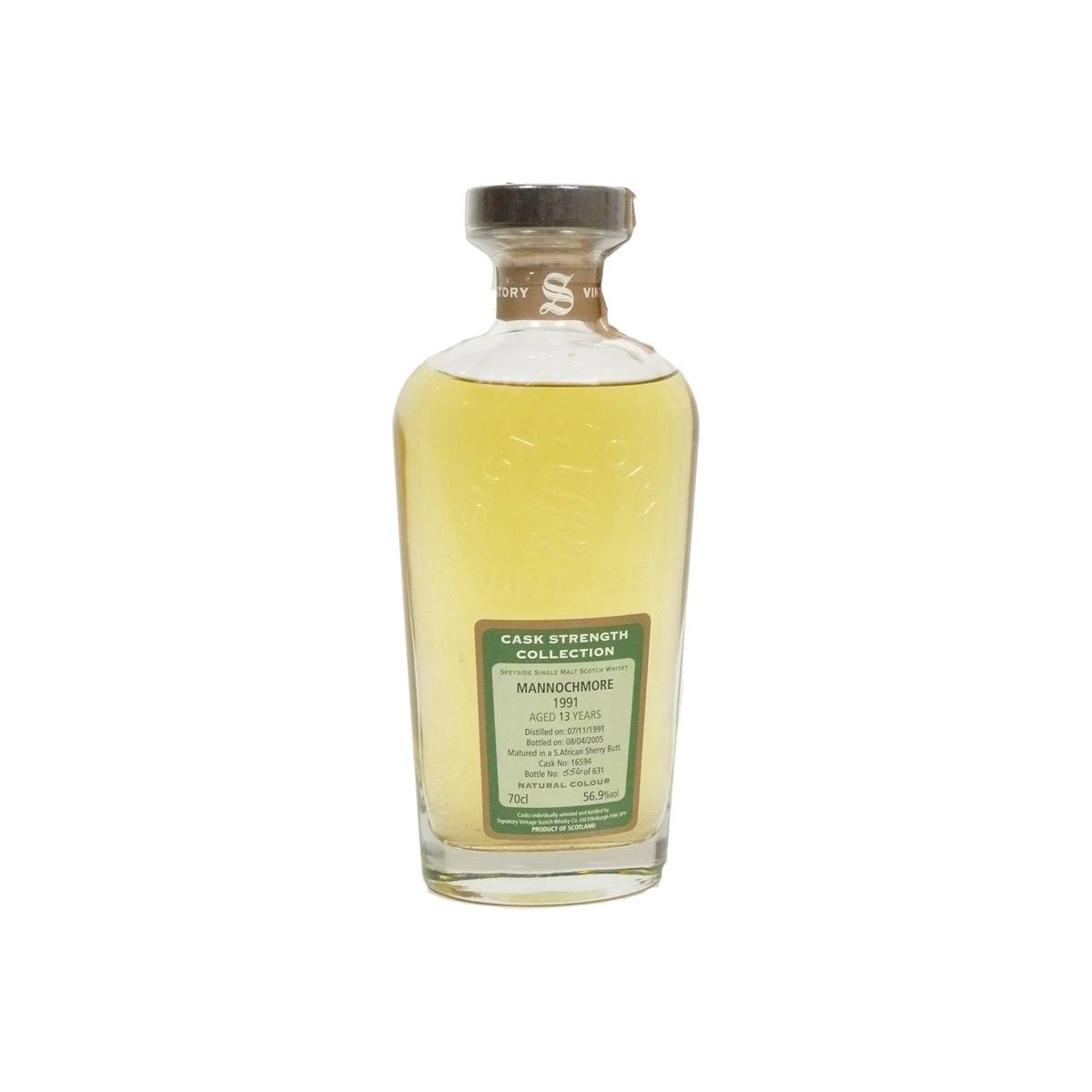 Mannochmore Cask Strength Collection 1991 13 Years Single Malt Whisky