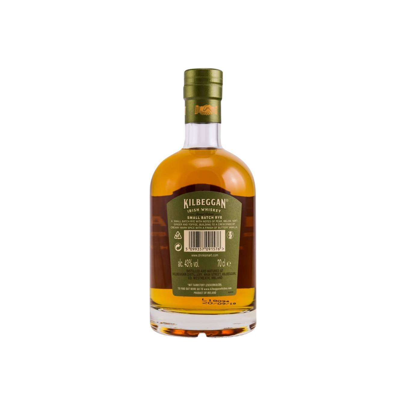 Kilbeggan Small Batch Rye 2