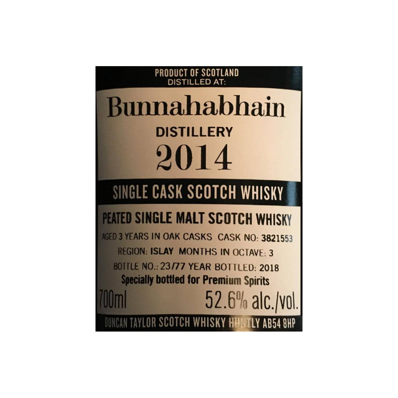 Bunnahabhain The Octave 2014 3 Years Single Malt Whisky