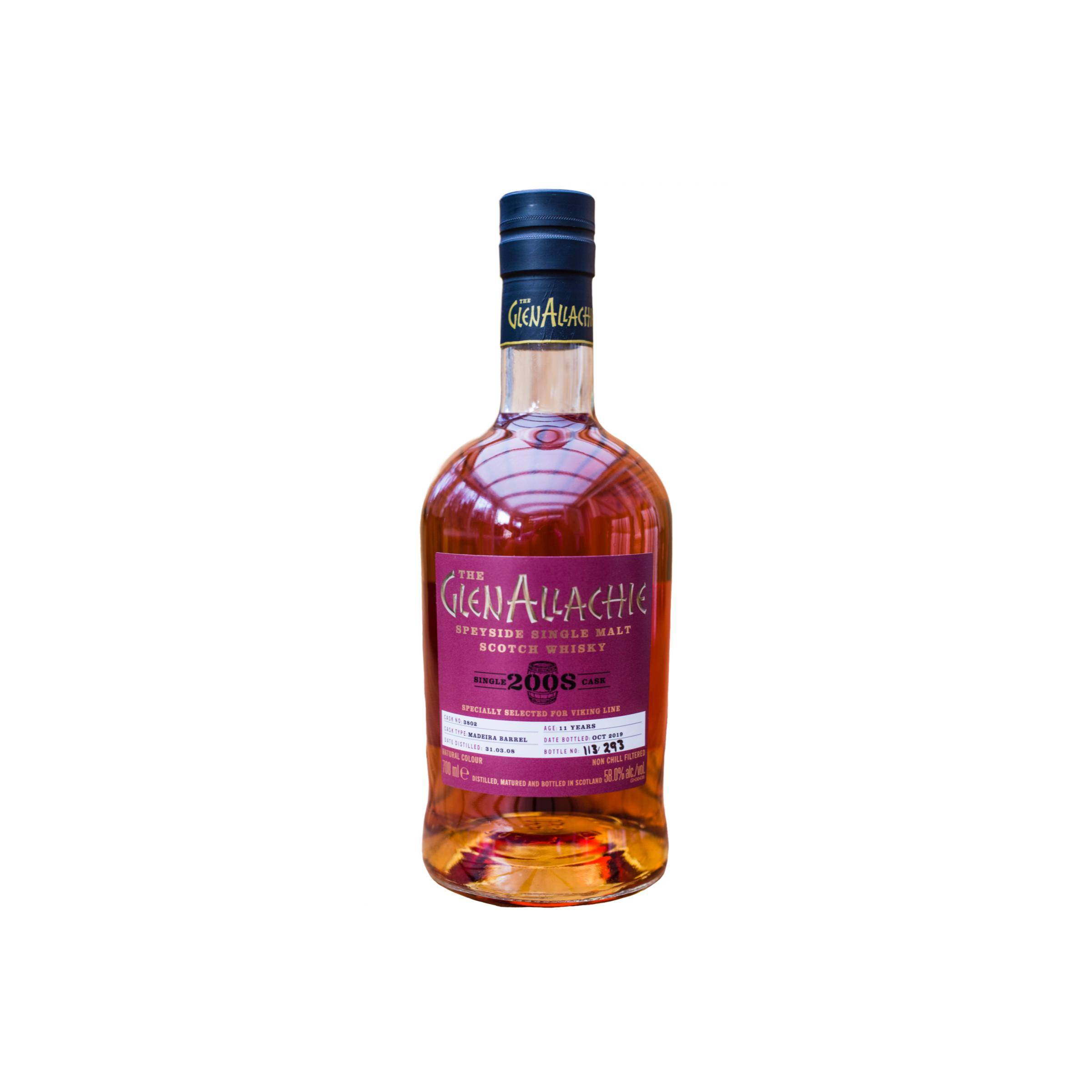 The GlenAllachie Single Cask 2008 11 Years Single Malt Whisky