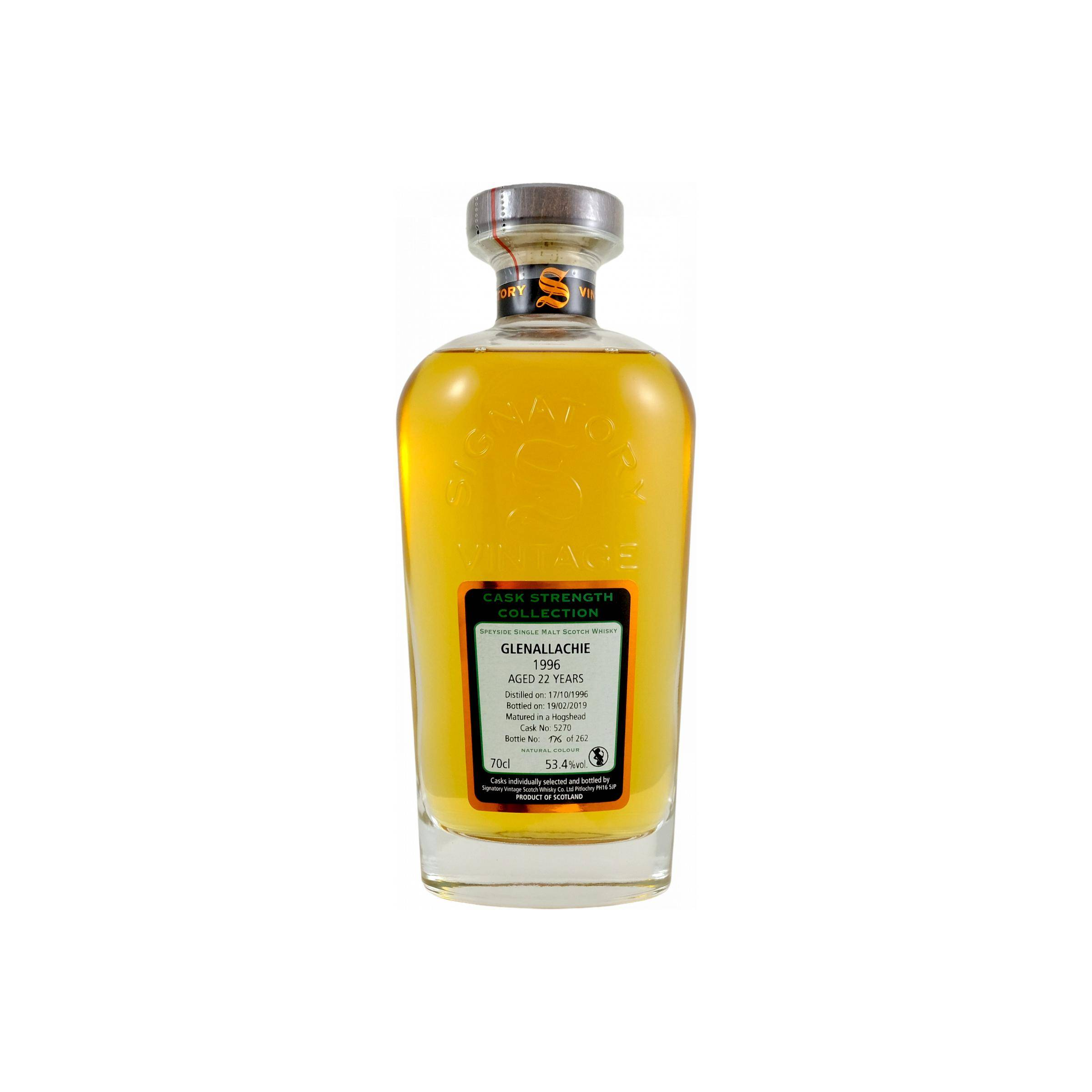 The GlenAllachie Cask Strength Collection 1996 22 Years Single Malt Whisky