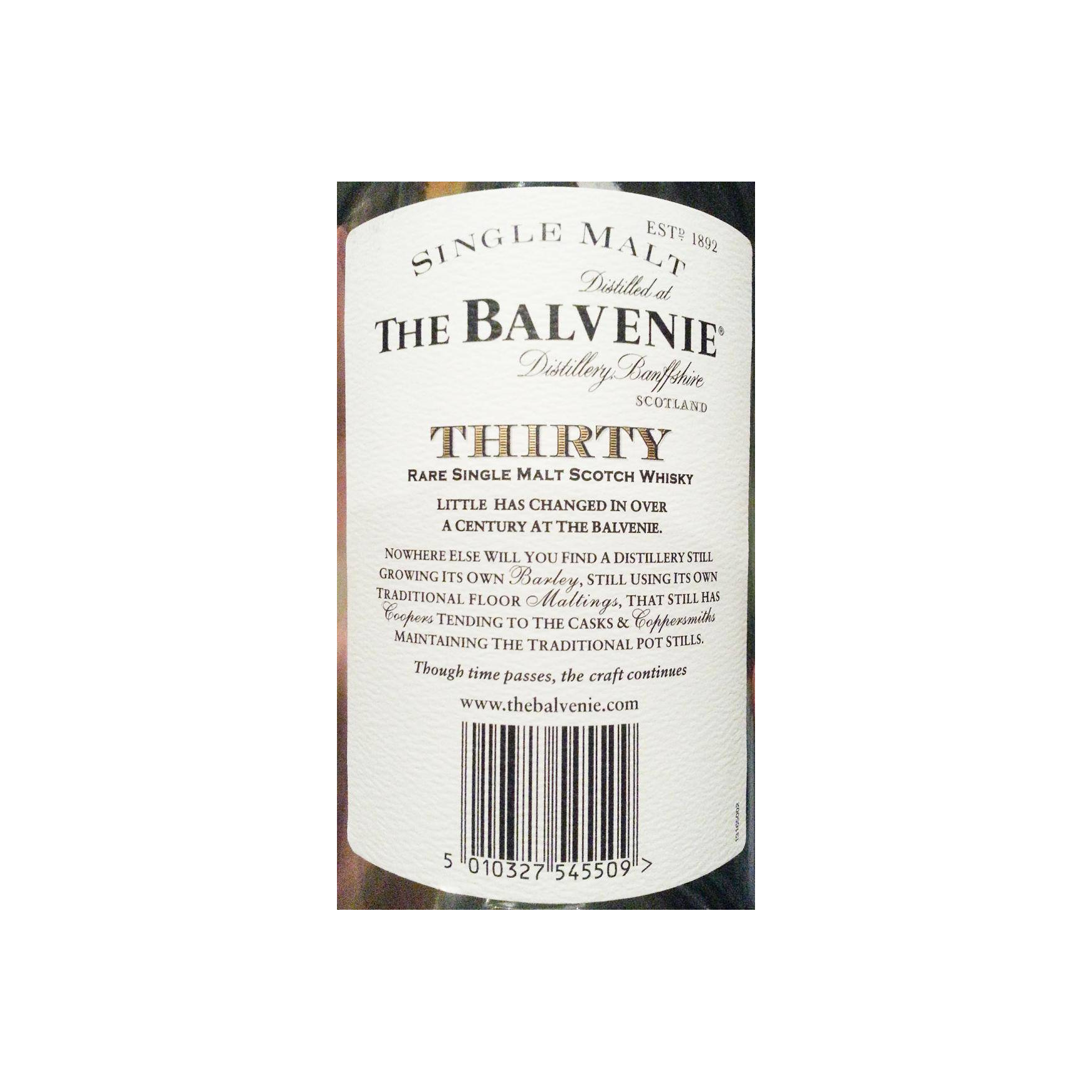 The Balvenie 30 Years Single Malt Whisky 2