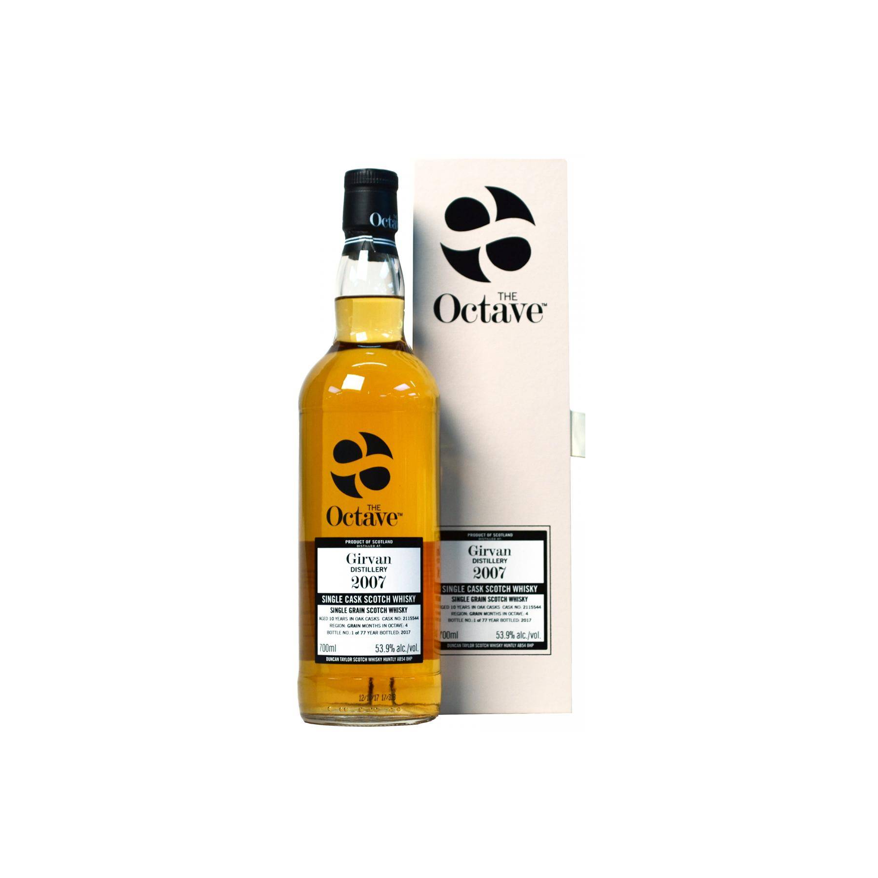 Girvan The Octave 2007 10 Years Single Grain Whisky 2