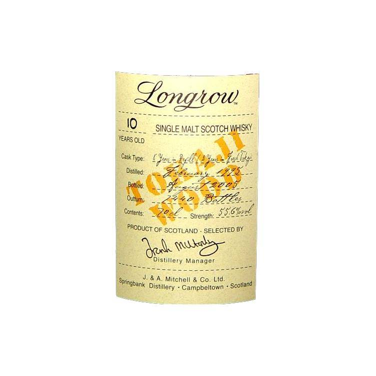 Longrow 1995 10 Years Single Malt Whisky 2