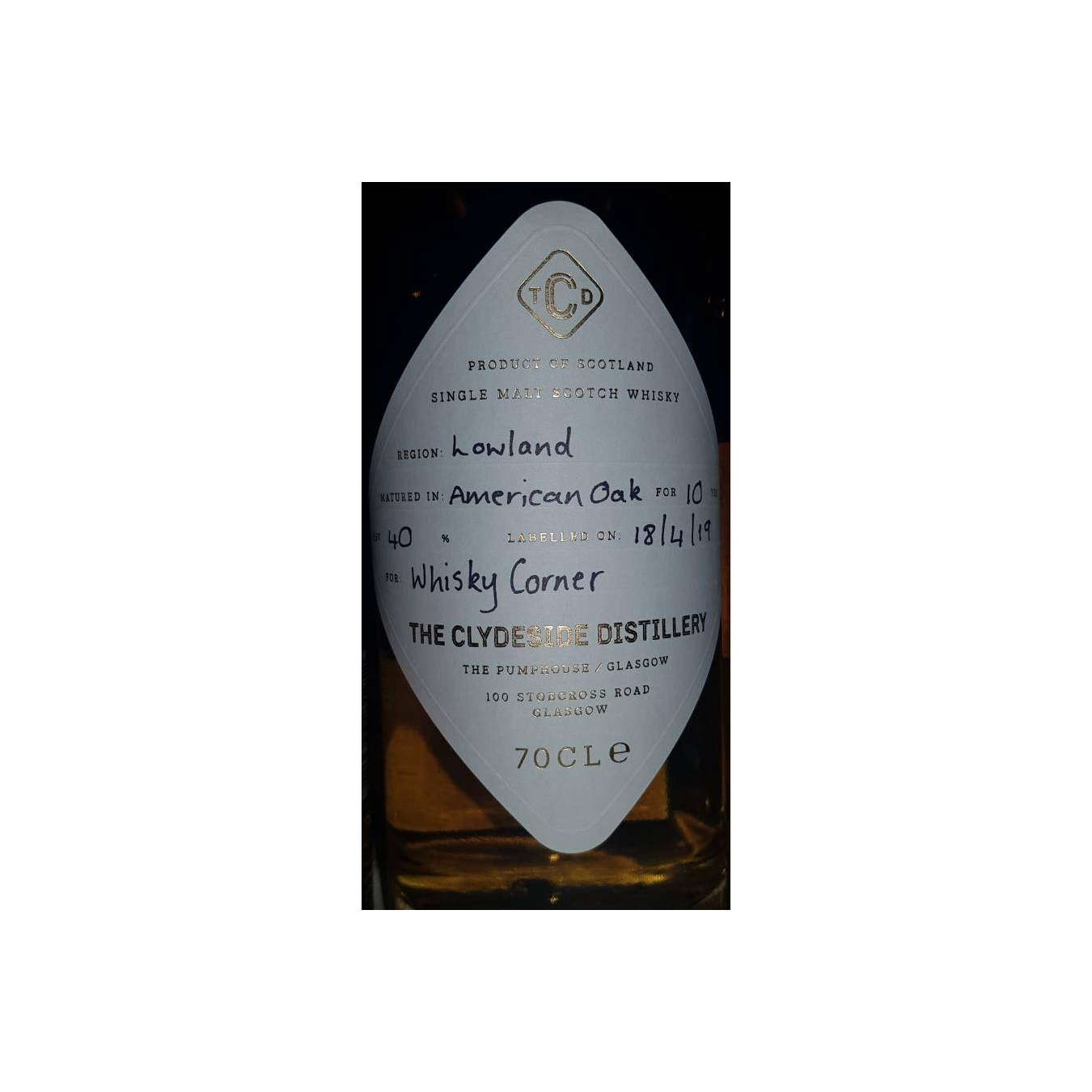 The Clydeside Distillery 10-year-old ClyDi
