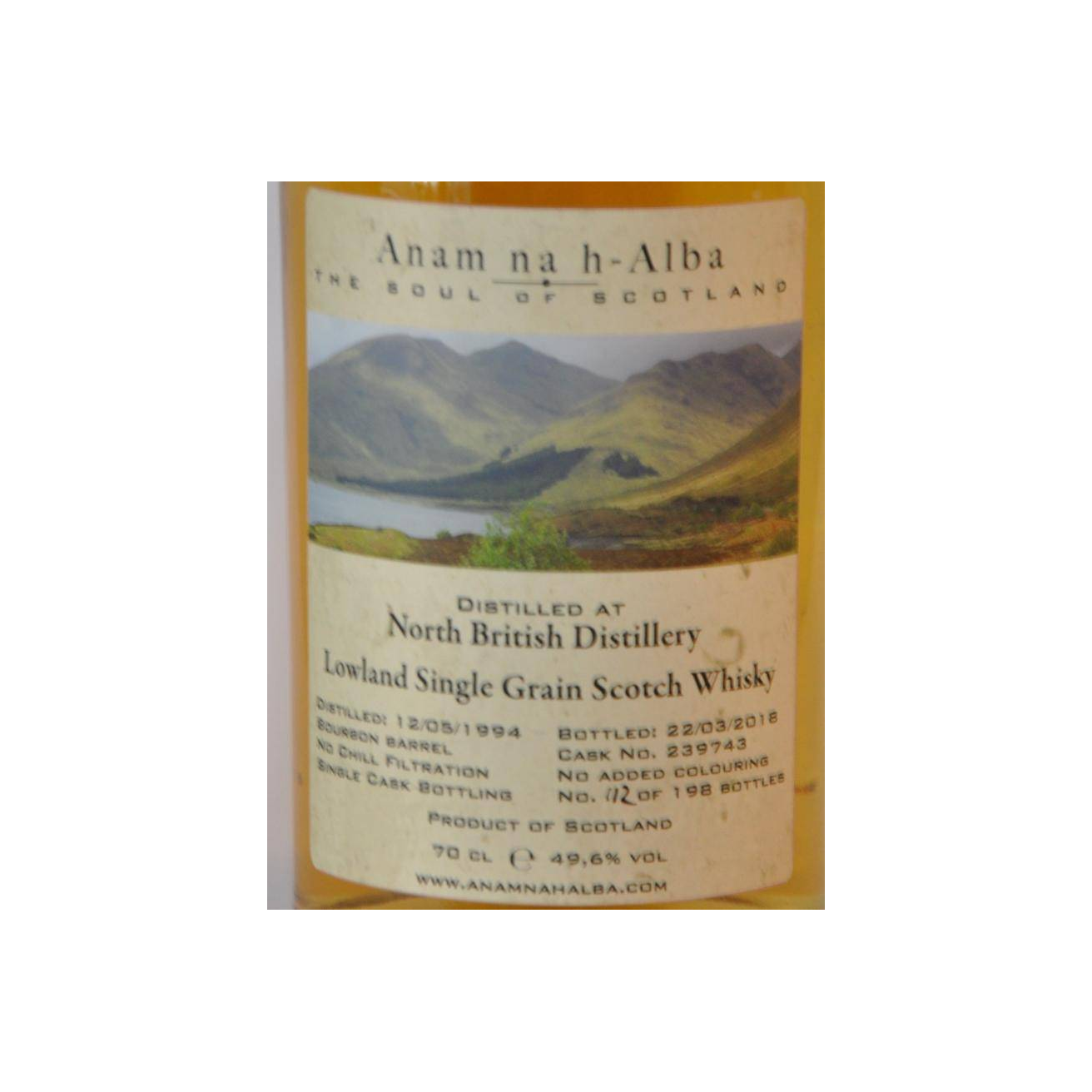North British 1994 23 Years Single Grain Whisky 2